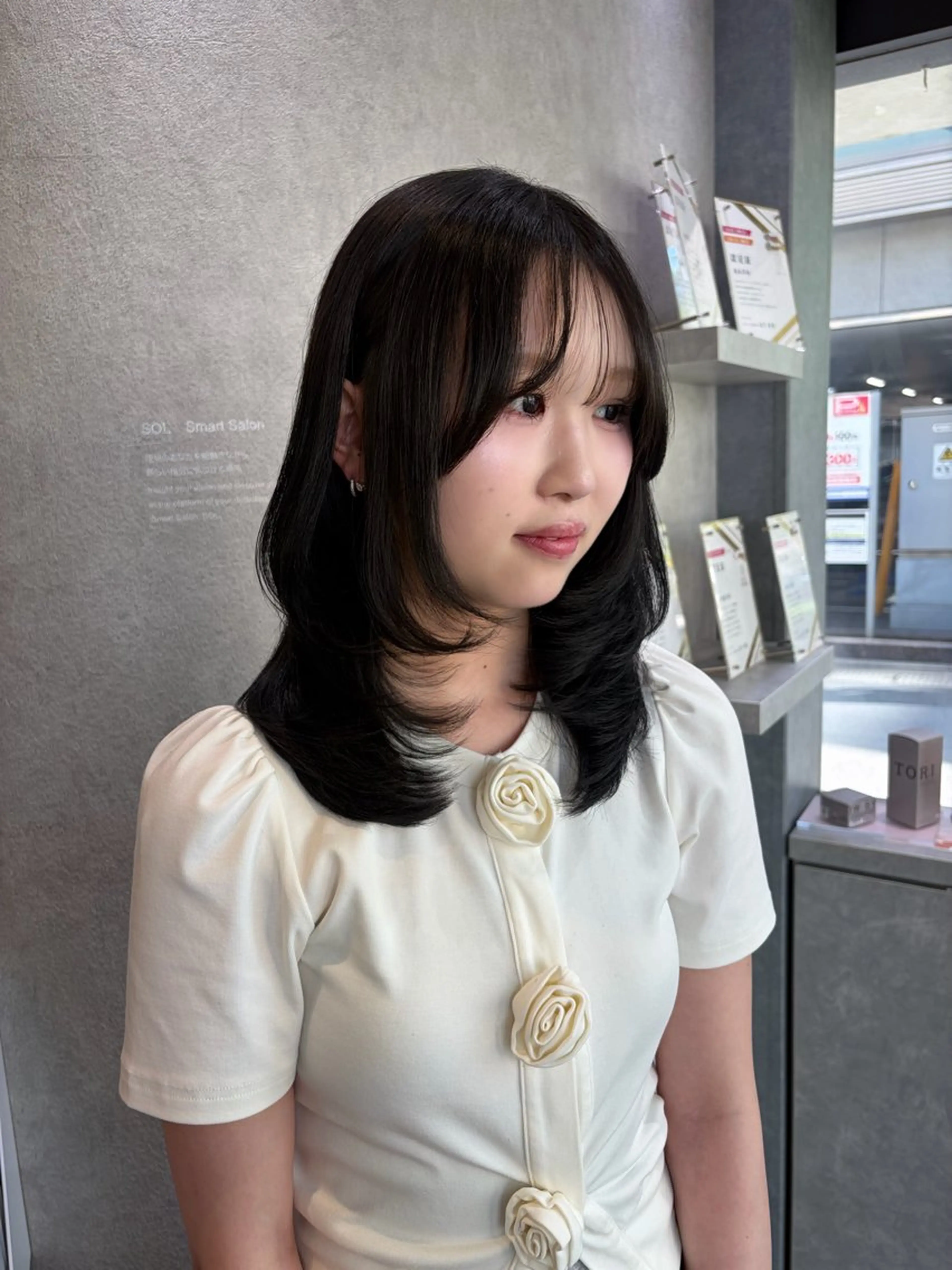 セミロング レイヤーカット カット ヘアカラー トリートメント Sol / chika🪽のヘアスタイル