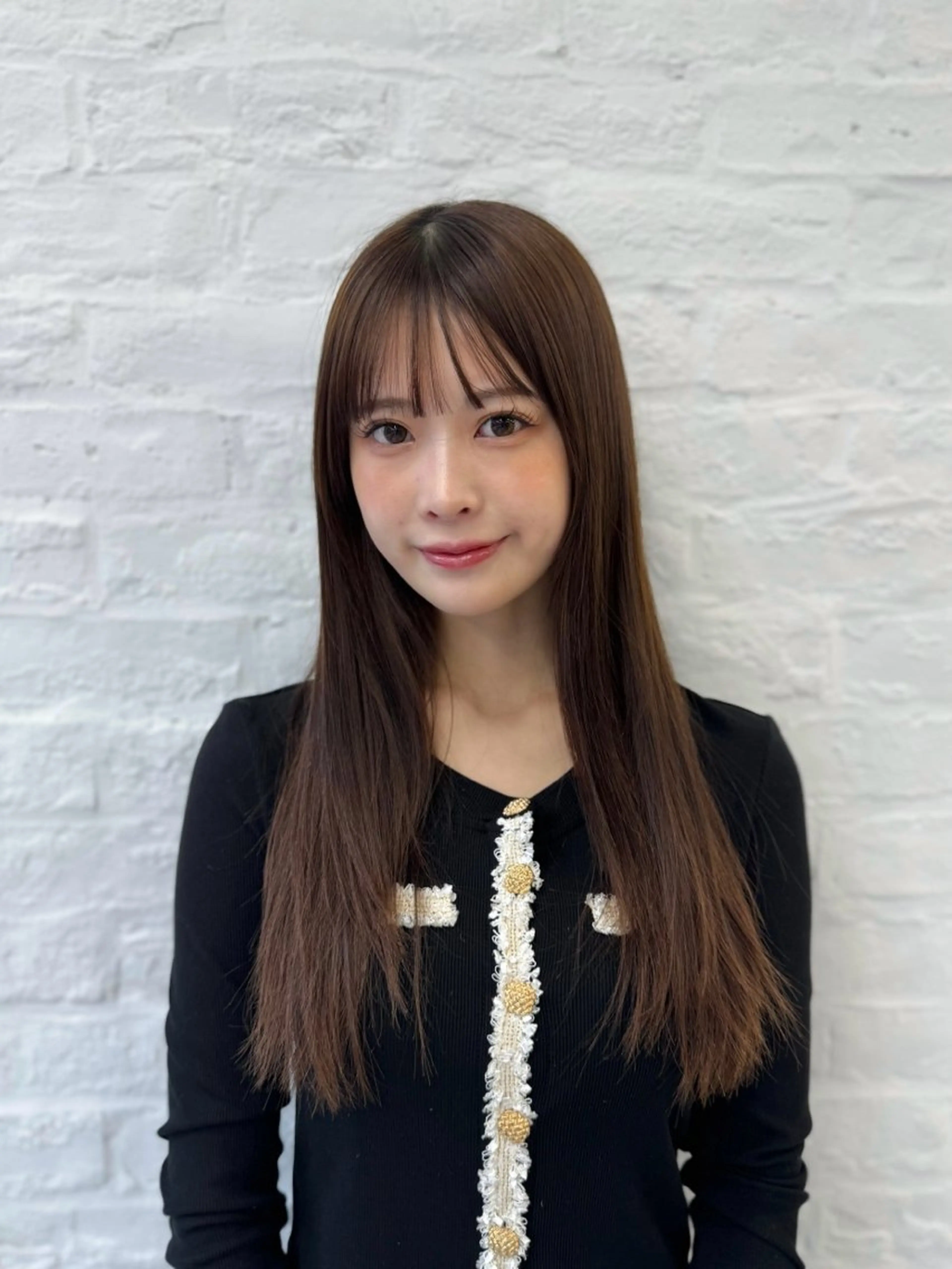 ロング 映える顔まわり/前髪 特化 💗 ユキマのヘアスタイル