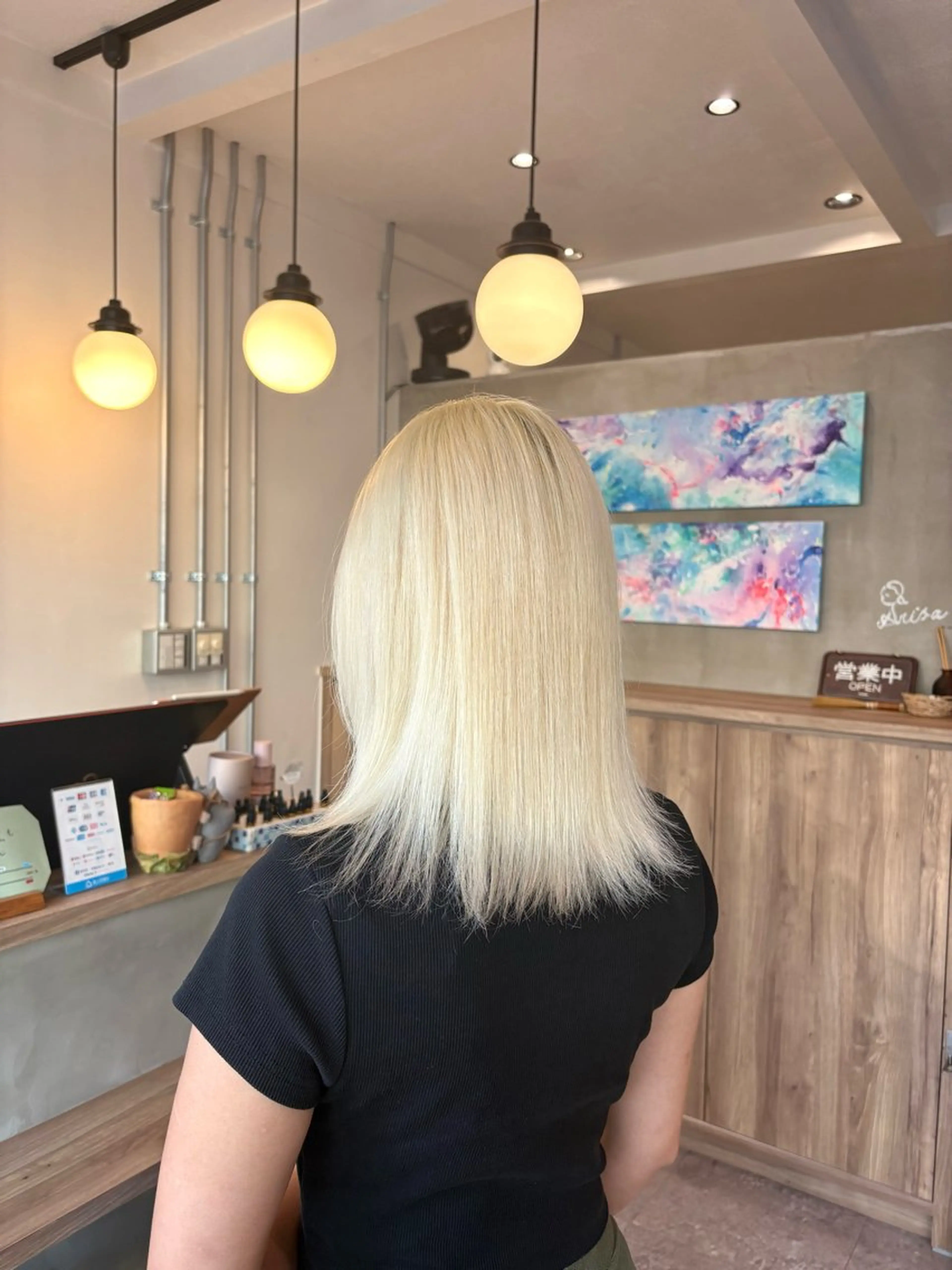 ミディアム teto コハルのヘアスタイル