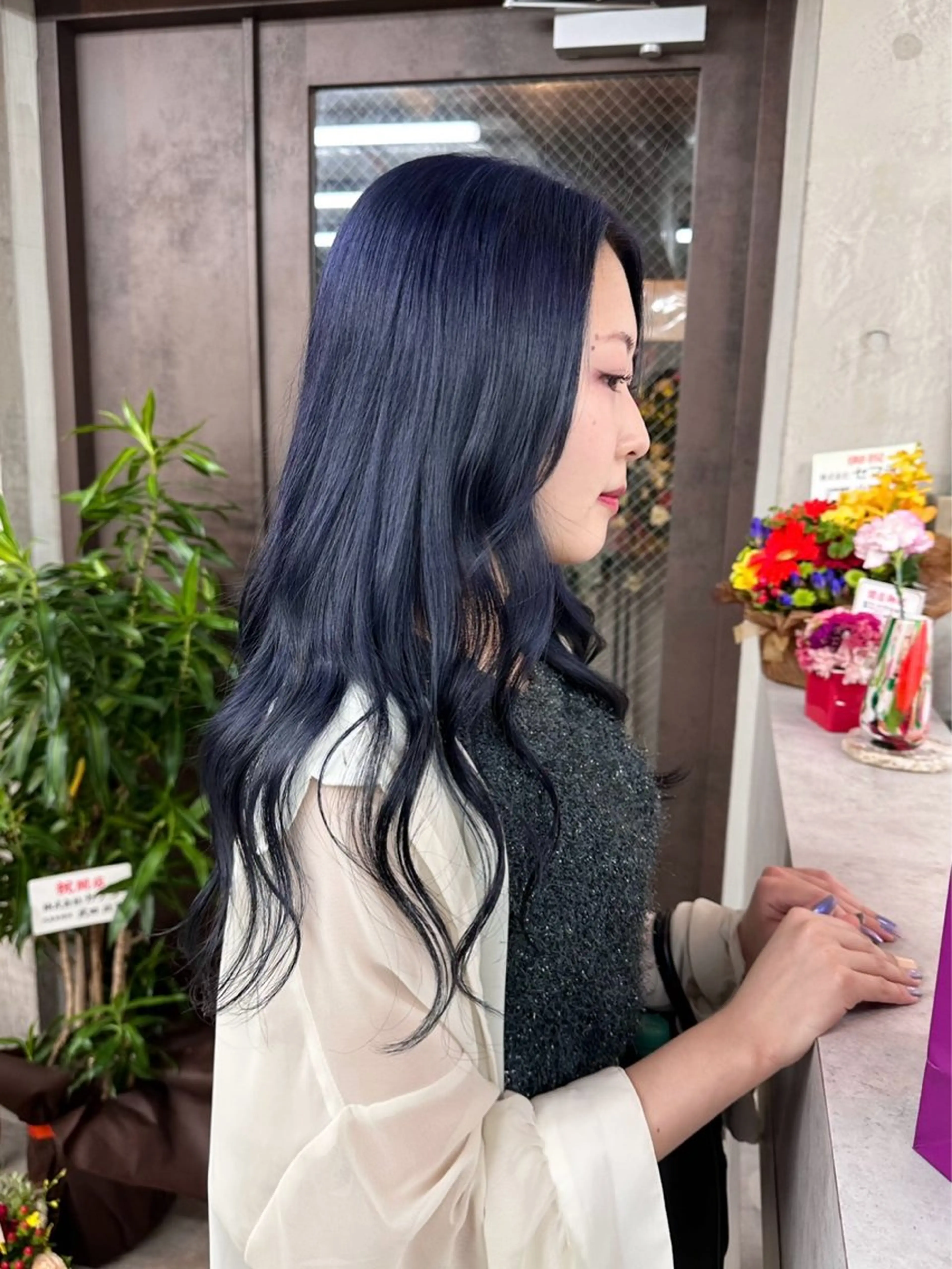 セミロング カラー ヘアアレンジ カット ヘアカラー トリートメント TAKUMAブリーチ /切りっぱなし🪽のヘアスタイル