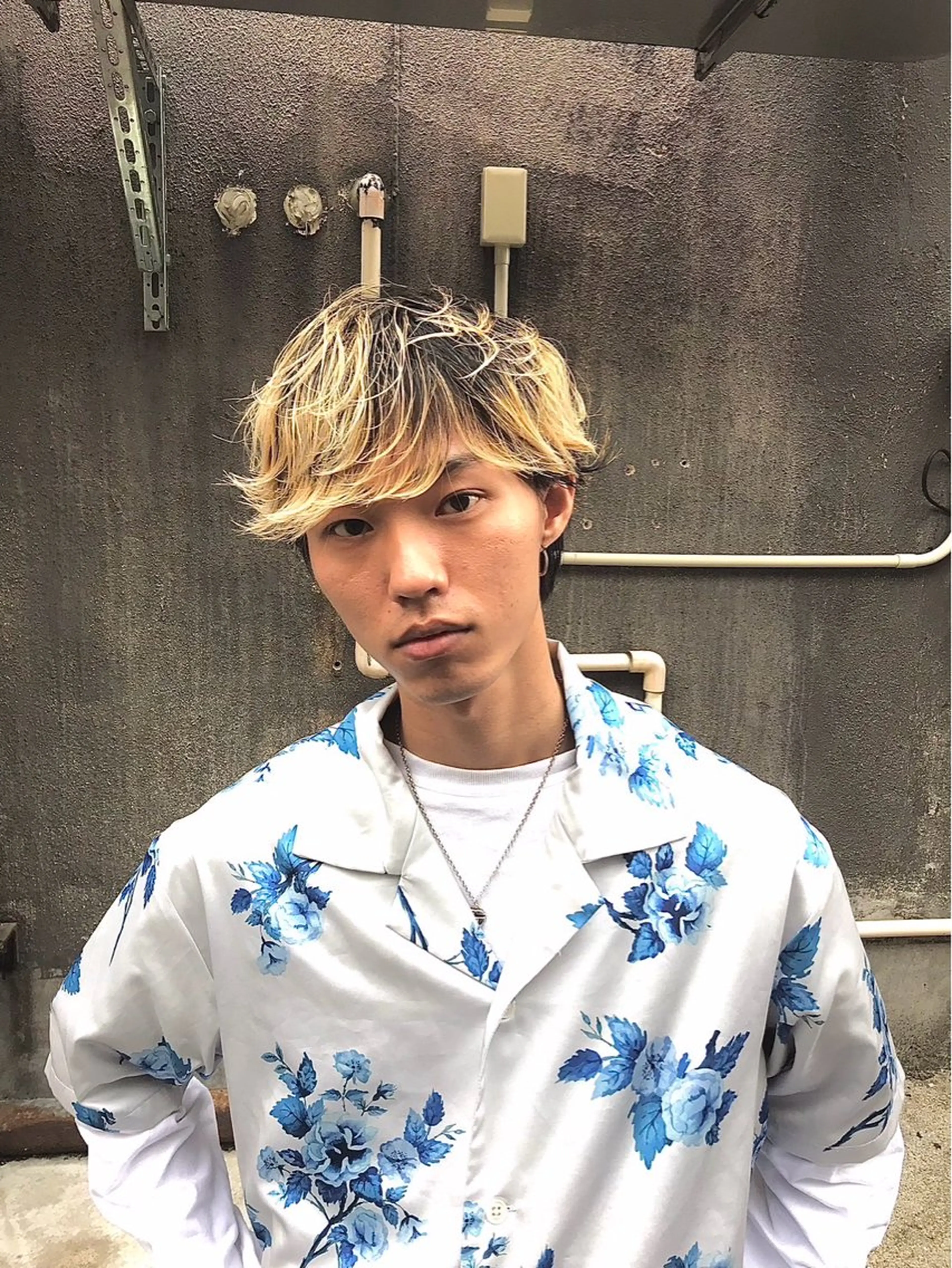 ショート カット ヘッドスパ メンズパーマ/ダウン パーマ/十文字玲音のヘアスタイル