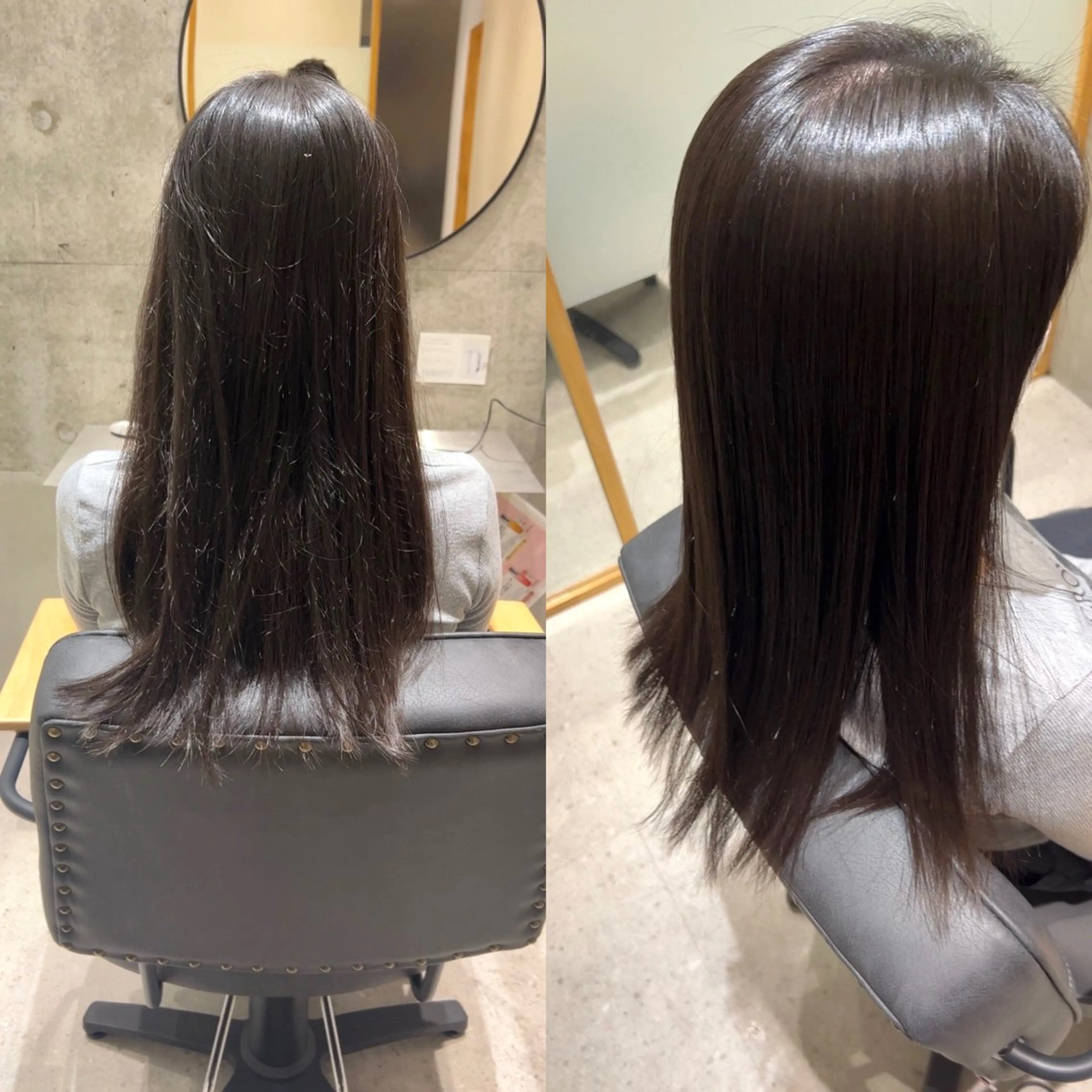 ミディアム パーマ どんな髪も綺麗に✨ 髪質改善×縮毛矯正のヘアスタイル