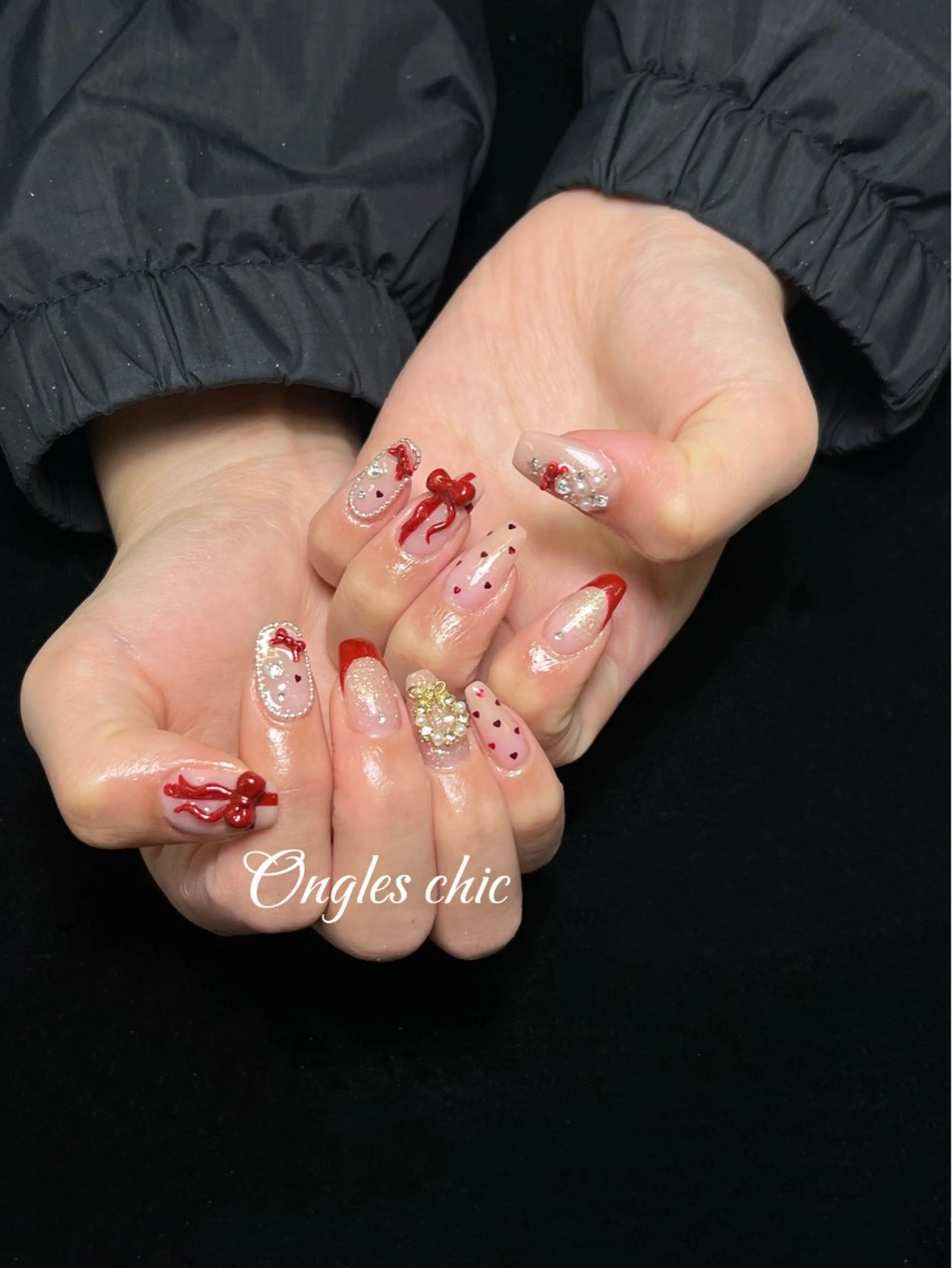 ネイル ハンドネイル ongles chicのネイルデザイン