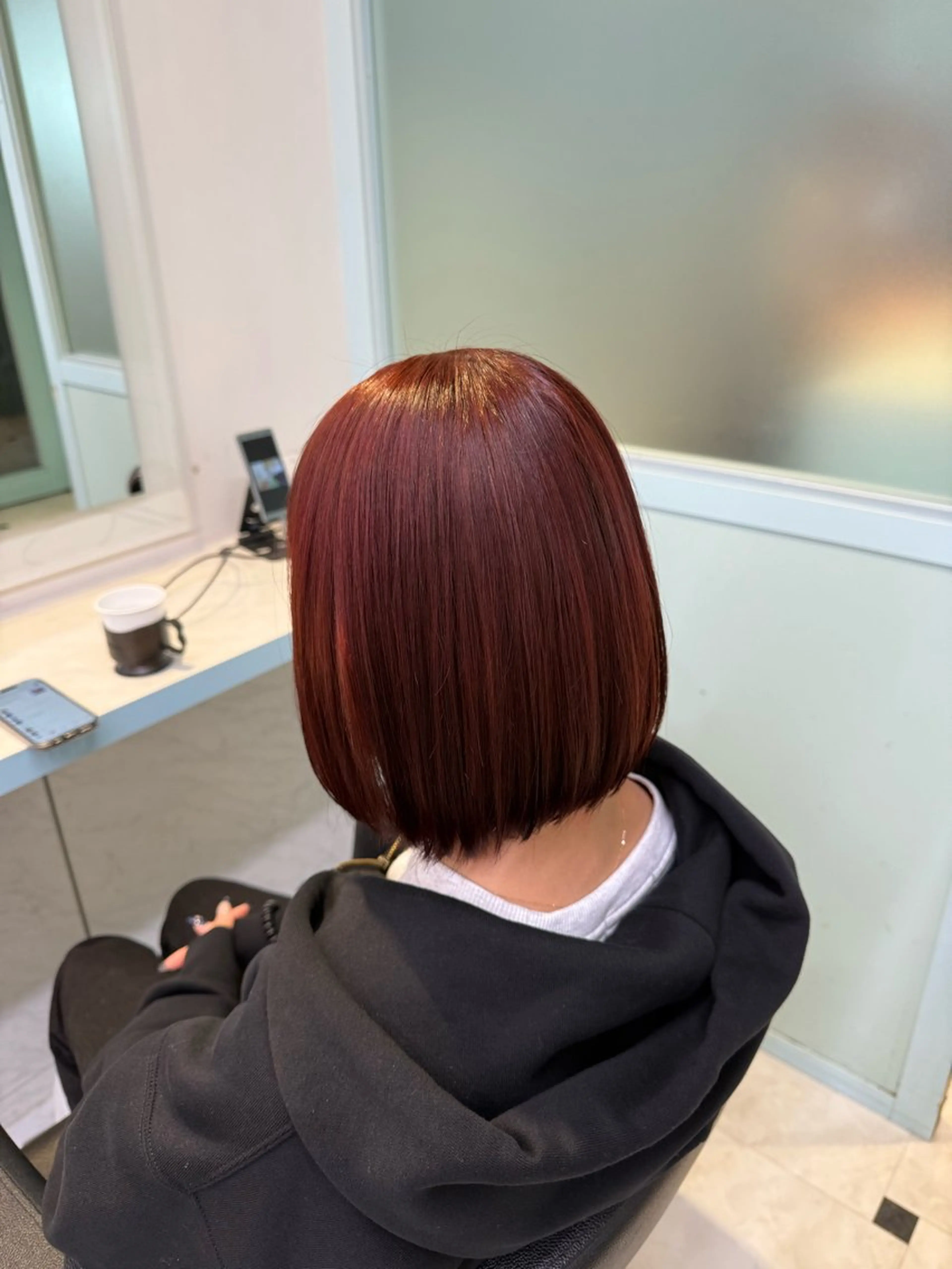 カラー ヘアカラー トリートメント ヘッドスパ ヘアセット 🇰🇷韓流暖色ヘア 🍒saaya🍒のヘアスタイル