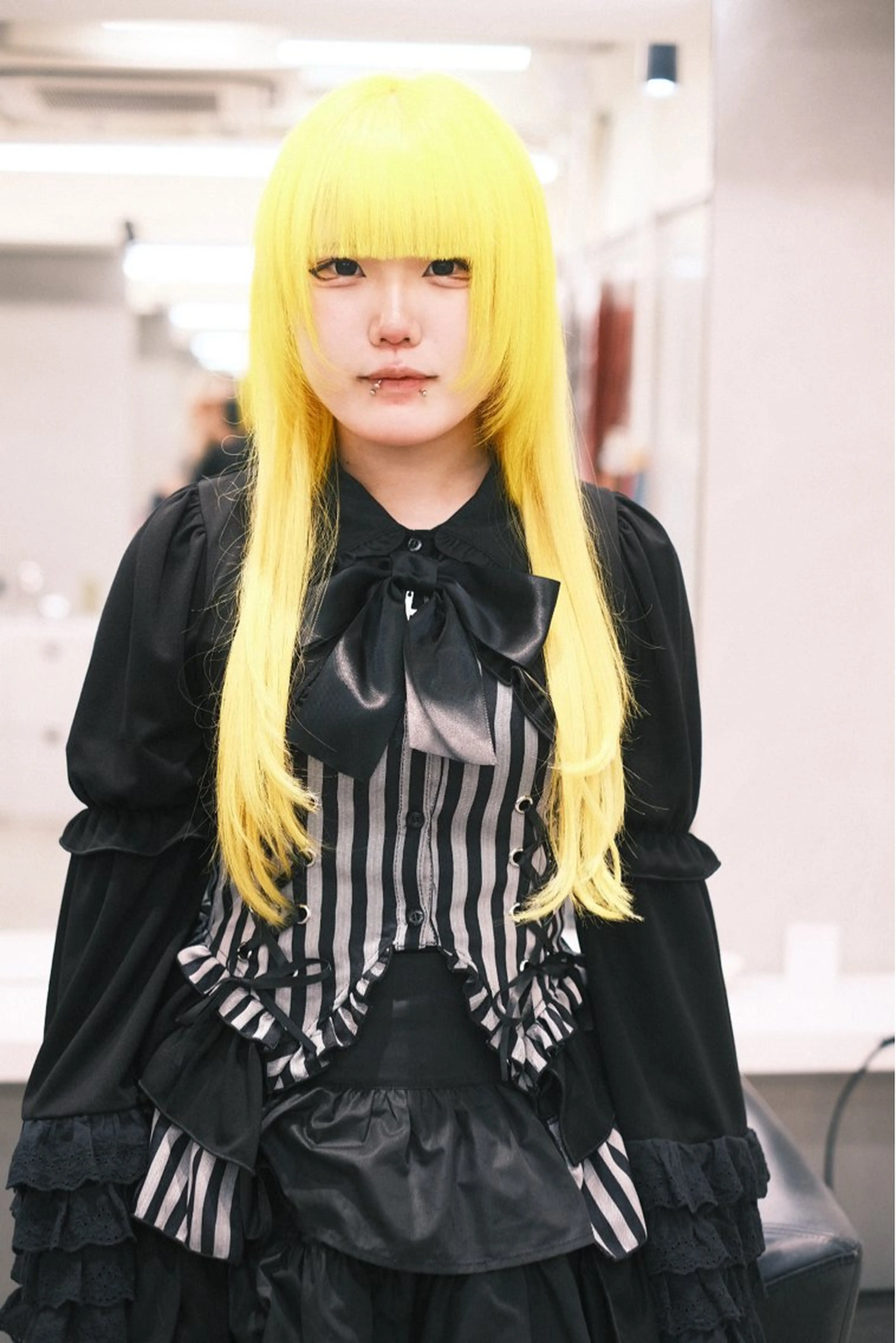 セミロング カラー ヘアアレンジ ヘアカラー エクステ 個性爆弾💣 ダブルカラー/ゆかのヘアスタイル