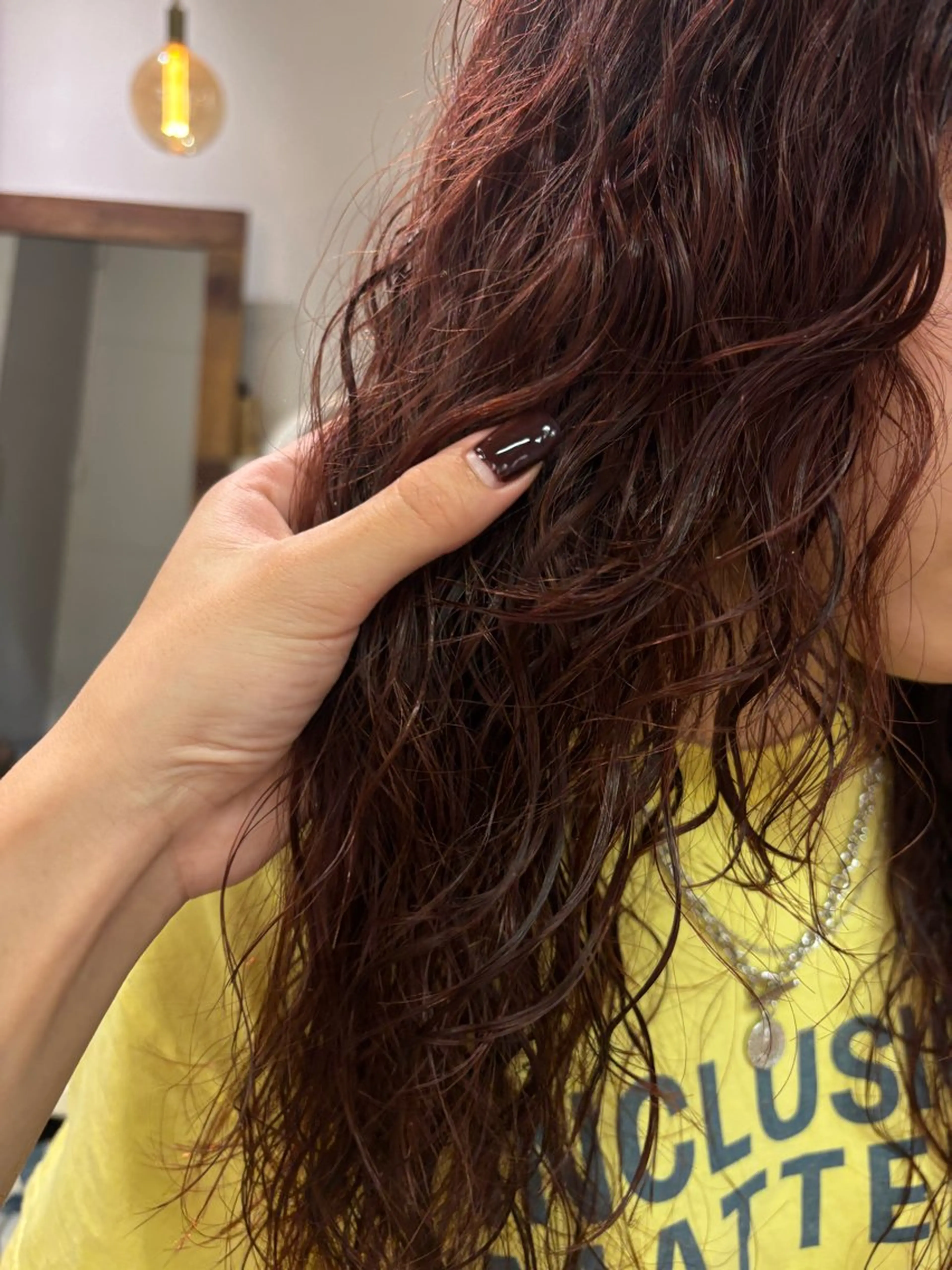 ロング パーマ パーマ ooitヨシダ ミナミのヘアスタイル