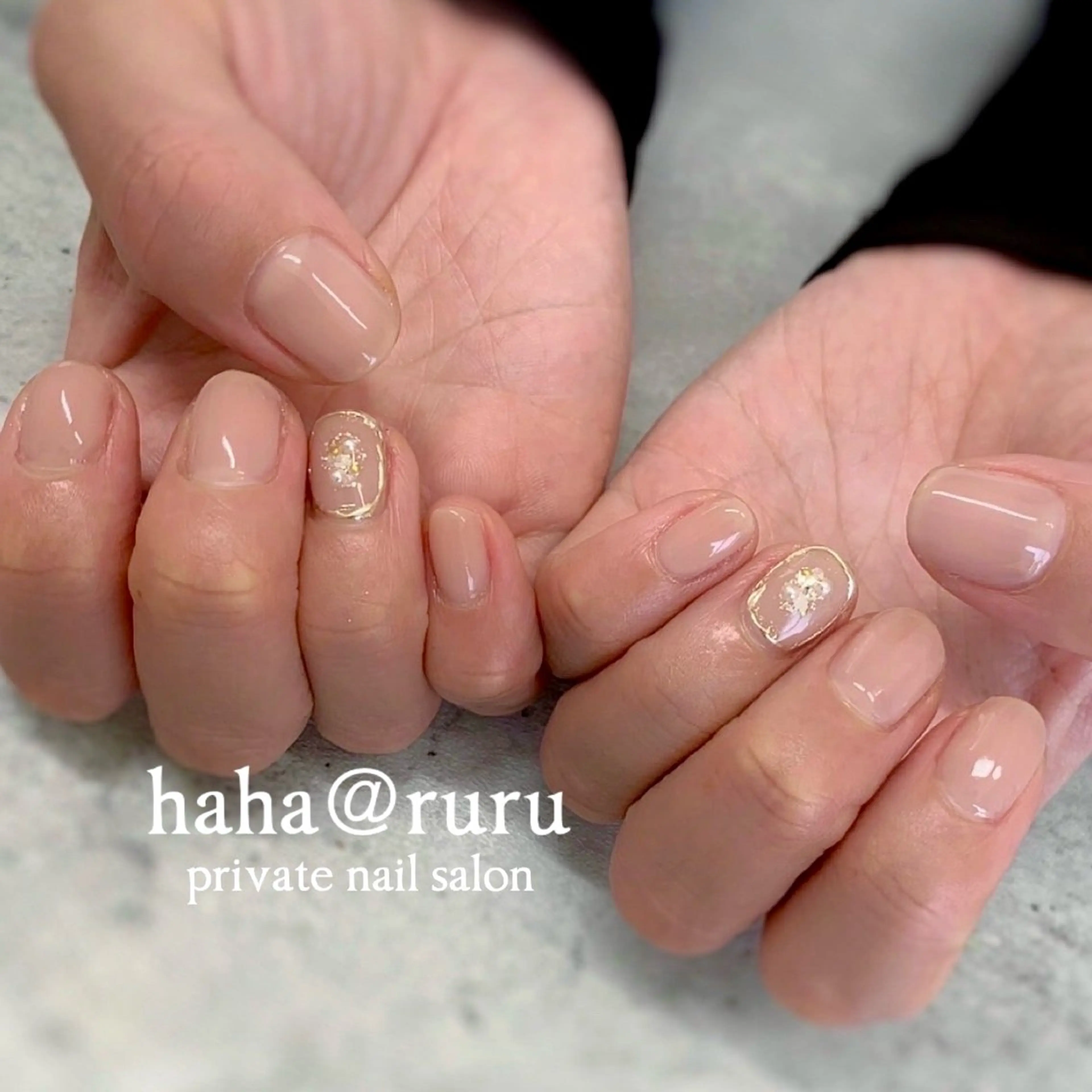 ネイル ワンカラーネイル haha@ ruruのネイルデザイン