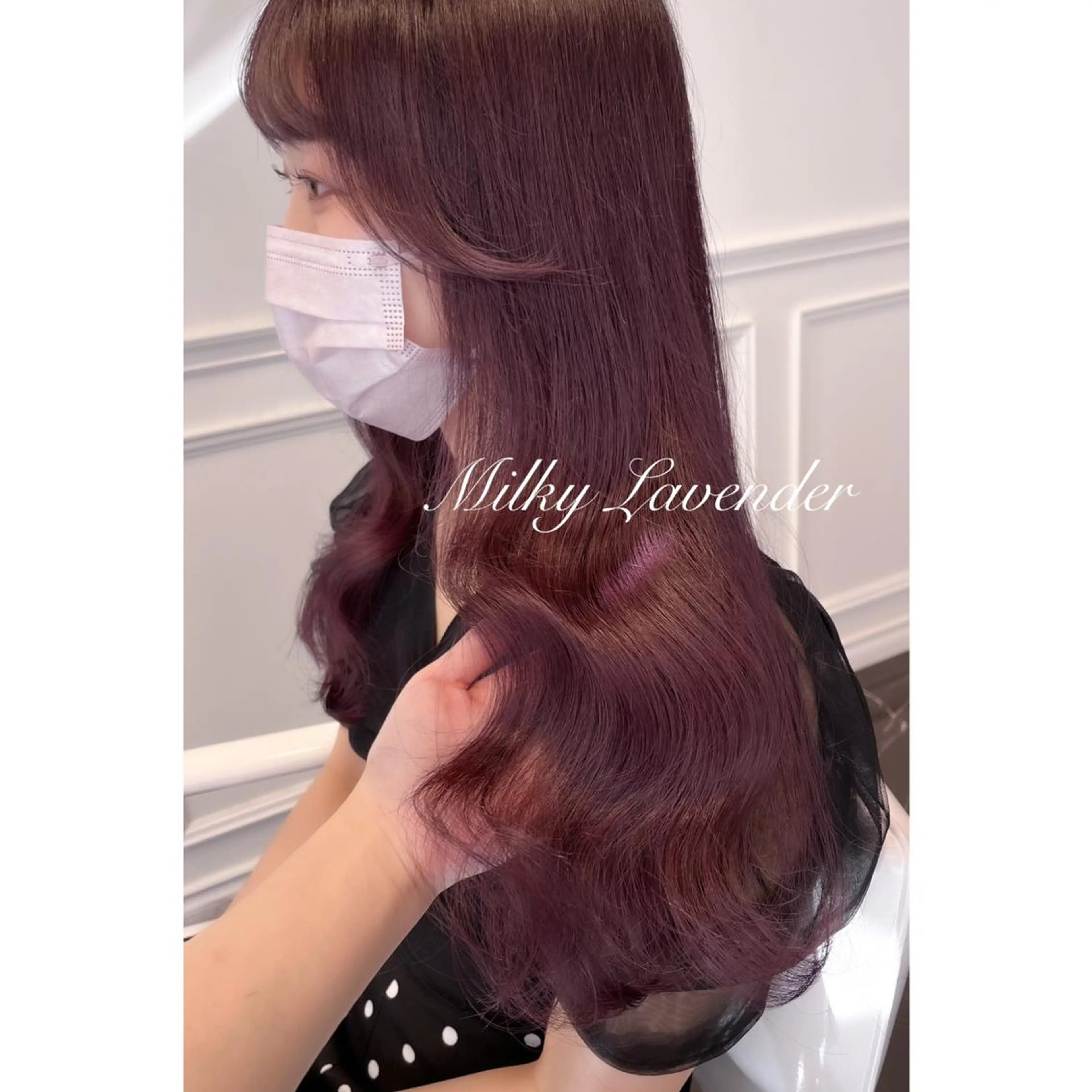 ロング カラー ブリーチ ヘアカラー miyu /トレンド カラー×艶髪のヘアスタイル