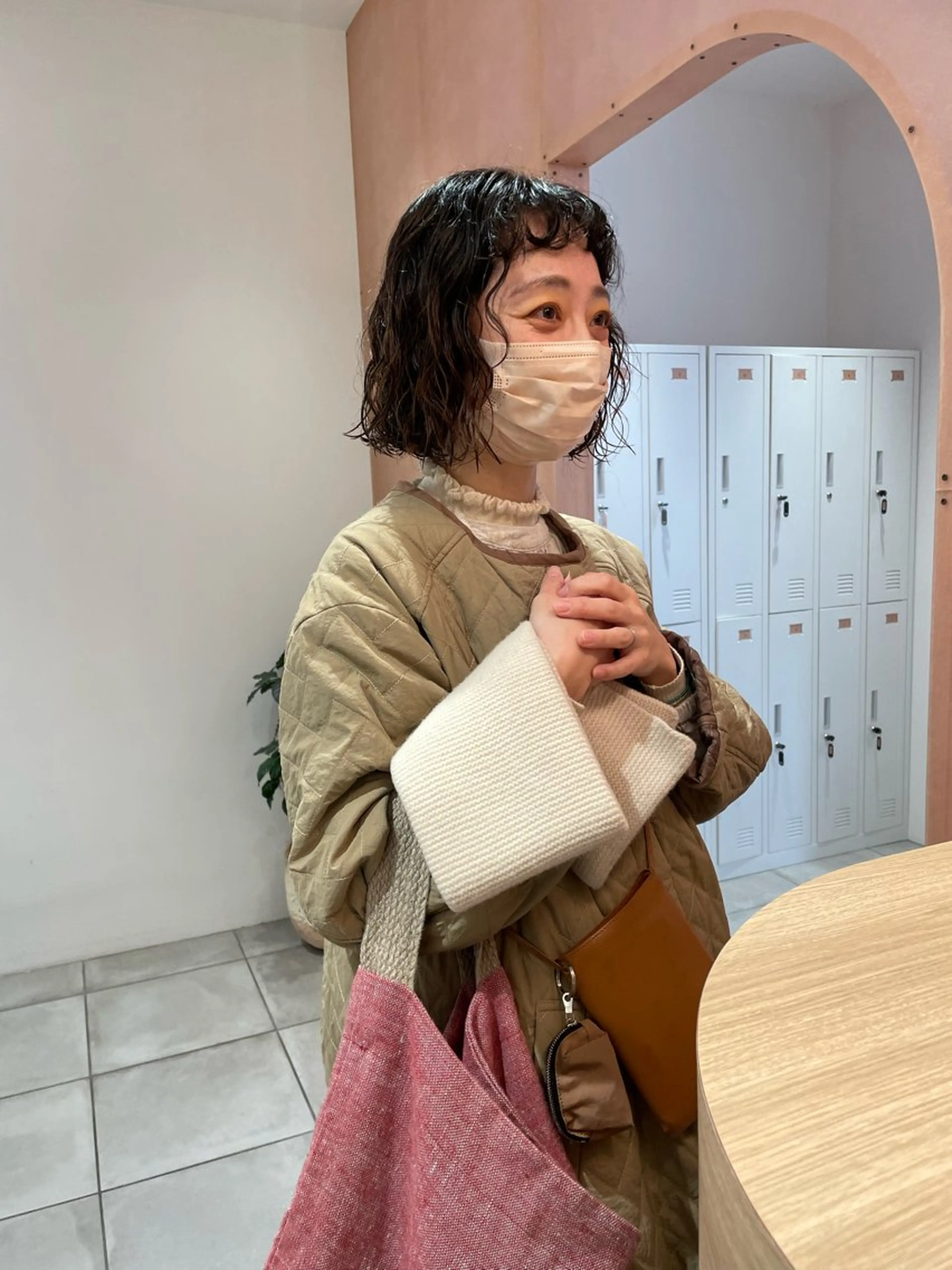 ショート パーマ カット パーマ トリートメント 前原  千尋のヘアスタイル