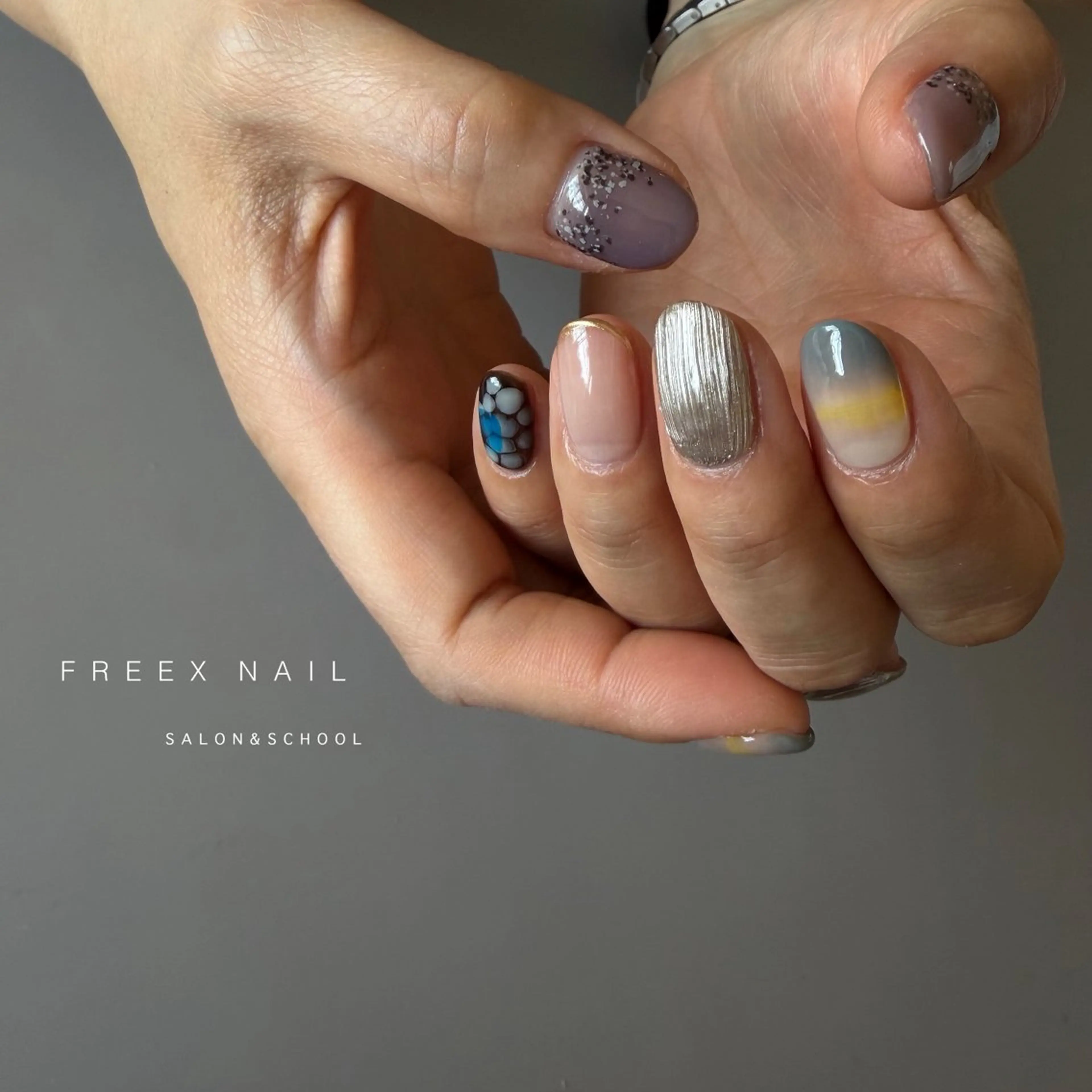 ネイル ニュアンスネイル ハンドネイル ハンドケア freex nail /ニュアンス/個性派のネイルデザイン