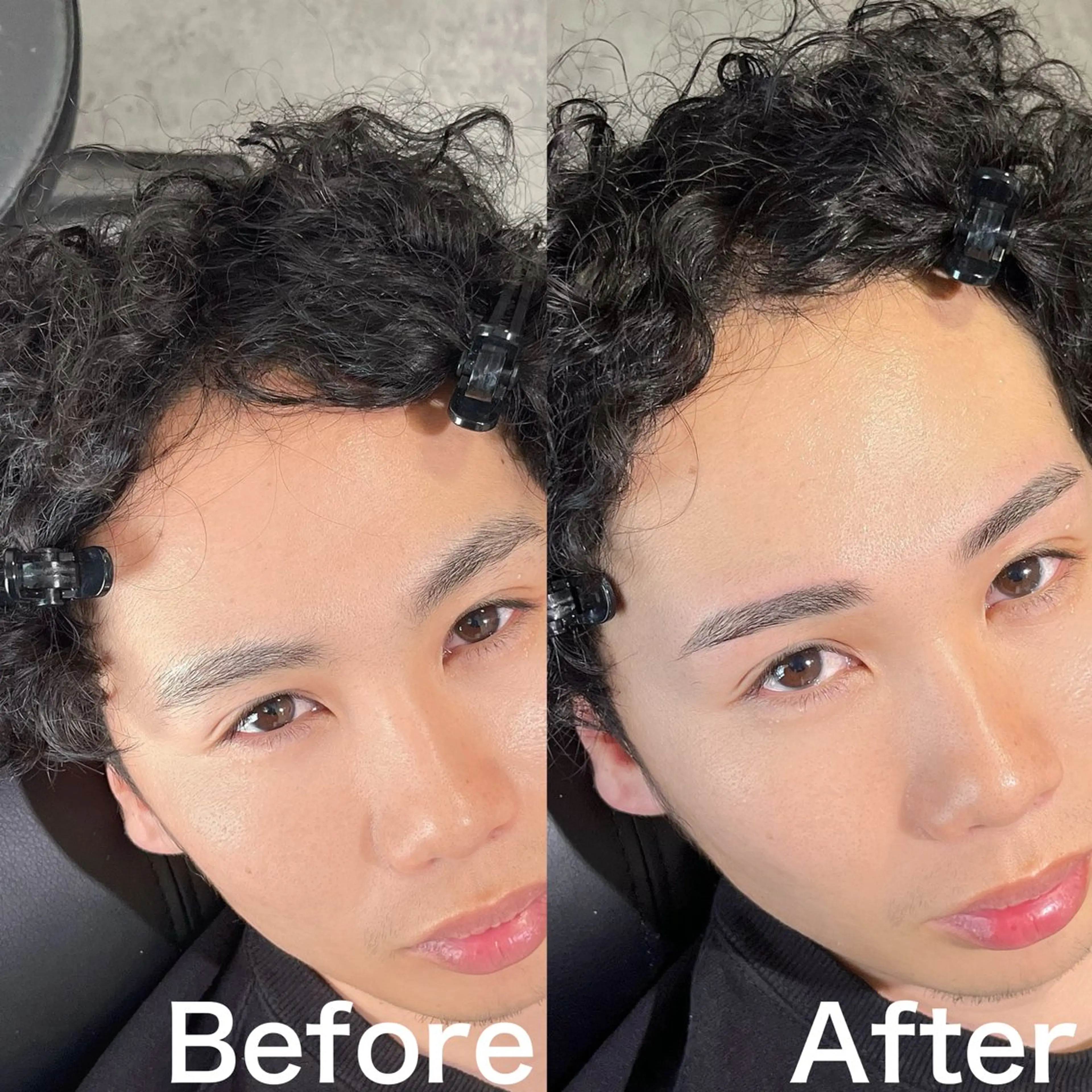 アイブロウ ワックス脱毛 眉カット その他(アイブロウ) 5日◯ Yusukeの眉毛・アイブロウイメージ