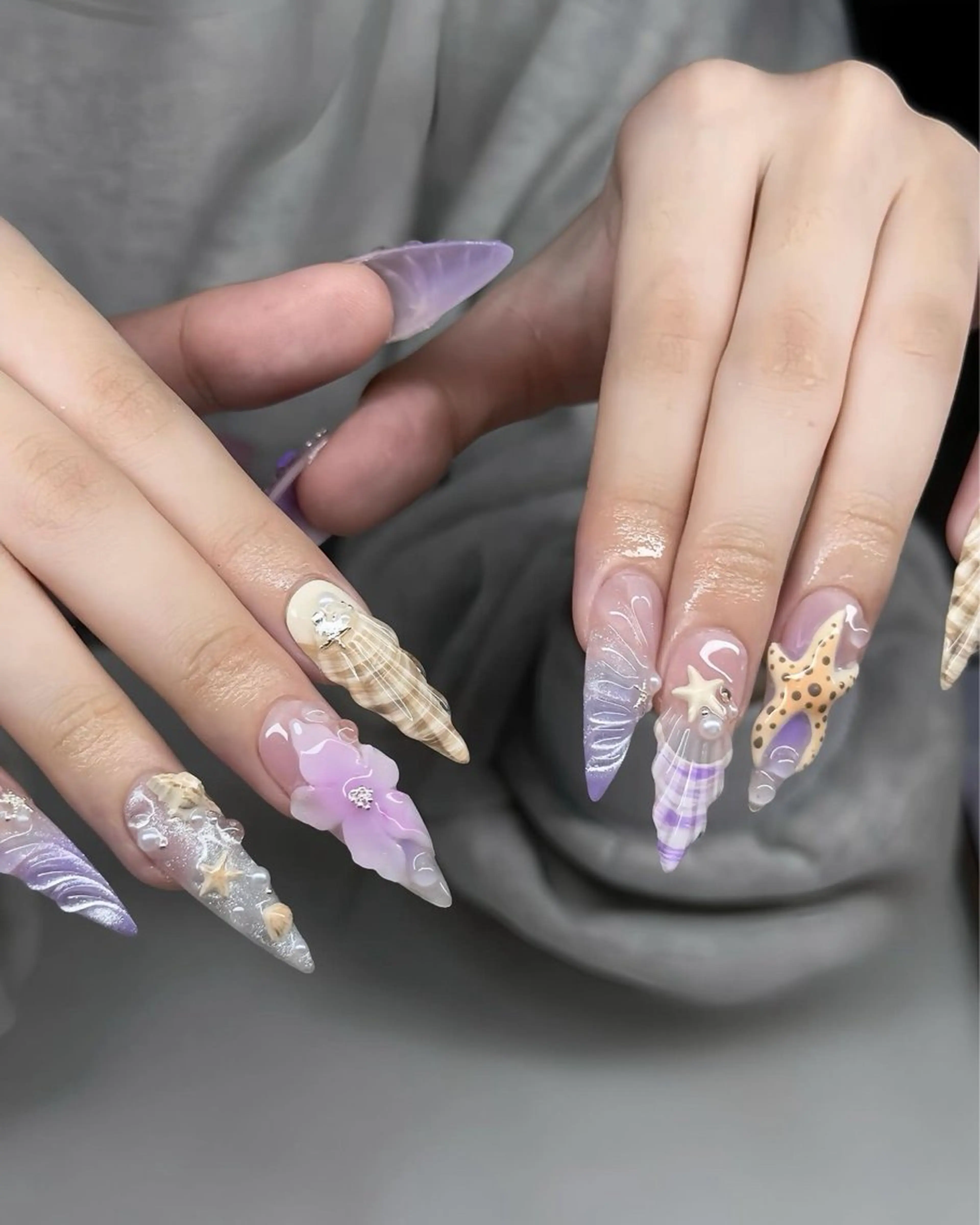 ネイル キラキラネイル 韓国ネイル 持ち込み ワンホンネイル ハンドネイル JOSIE nail studioのネイルデザイン