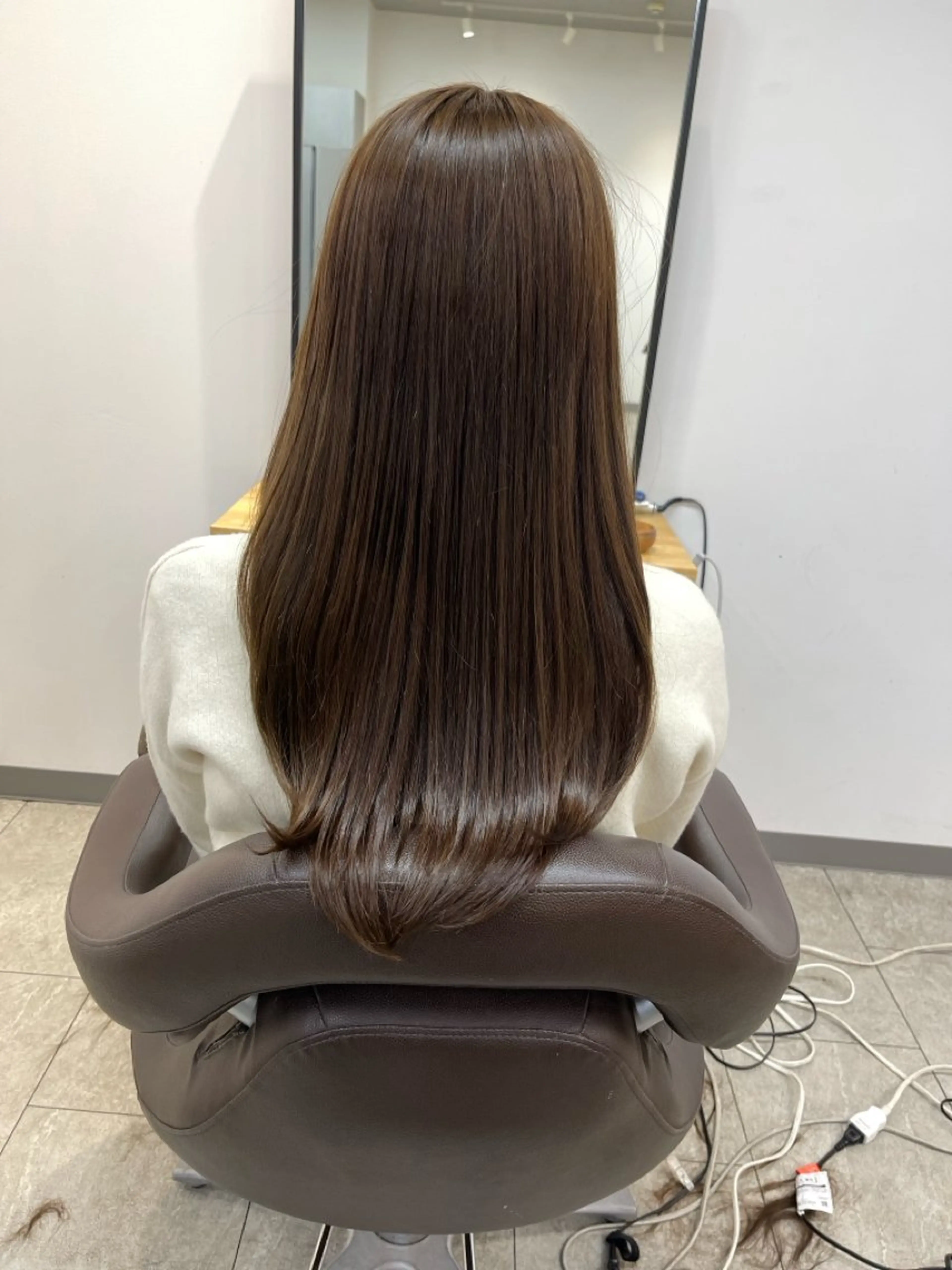 ロング 縮毛矯正 CBON    HairSalon neaf六本木店所属・レイヤー/カラー /縮毛矯正/関口舞のヘアスタイル