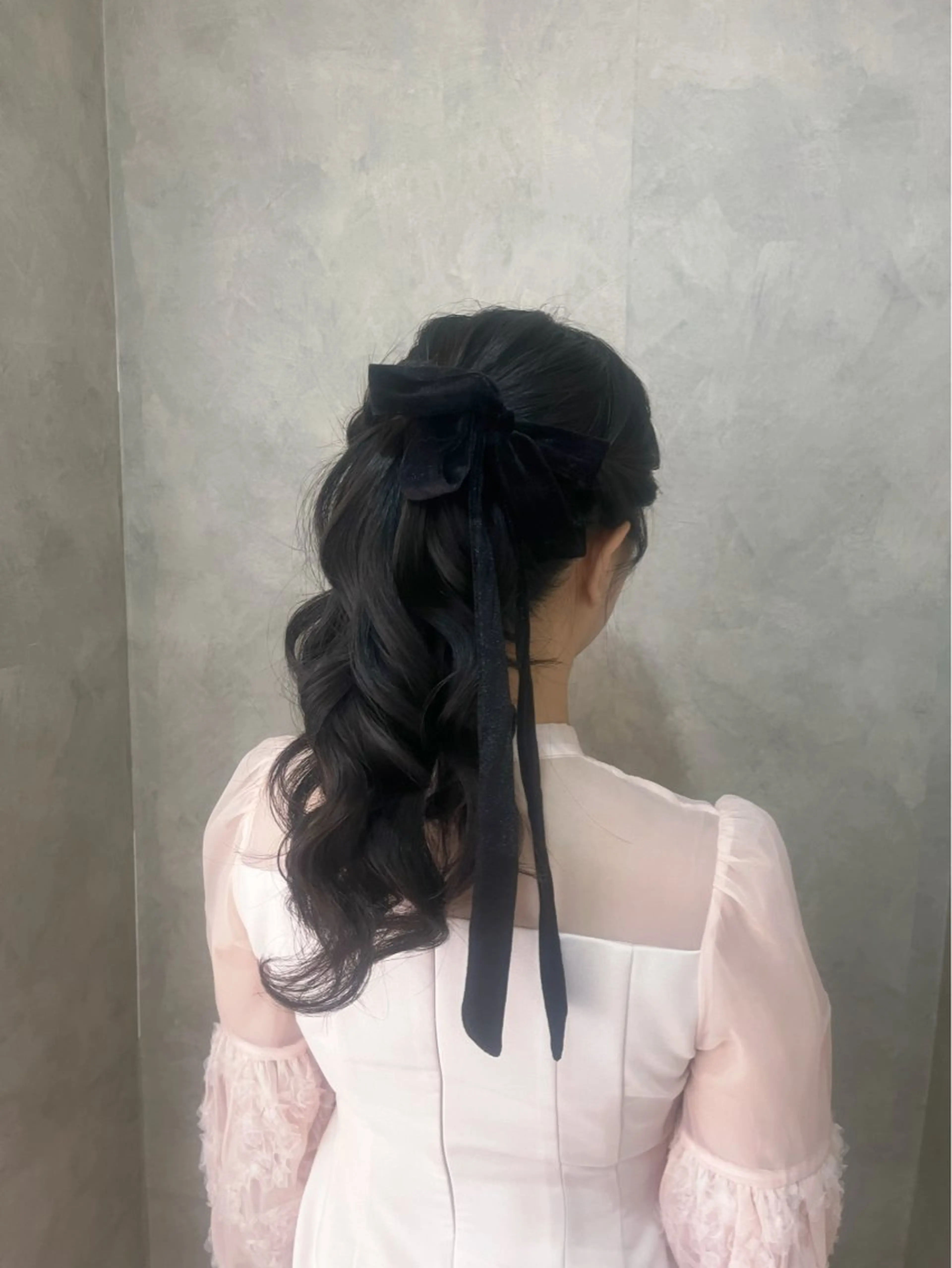 ヘアアレンジ ポニーテール ヘアセット 垢抜けヘアメイク🫧 JURI🪽のヘアスタイル