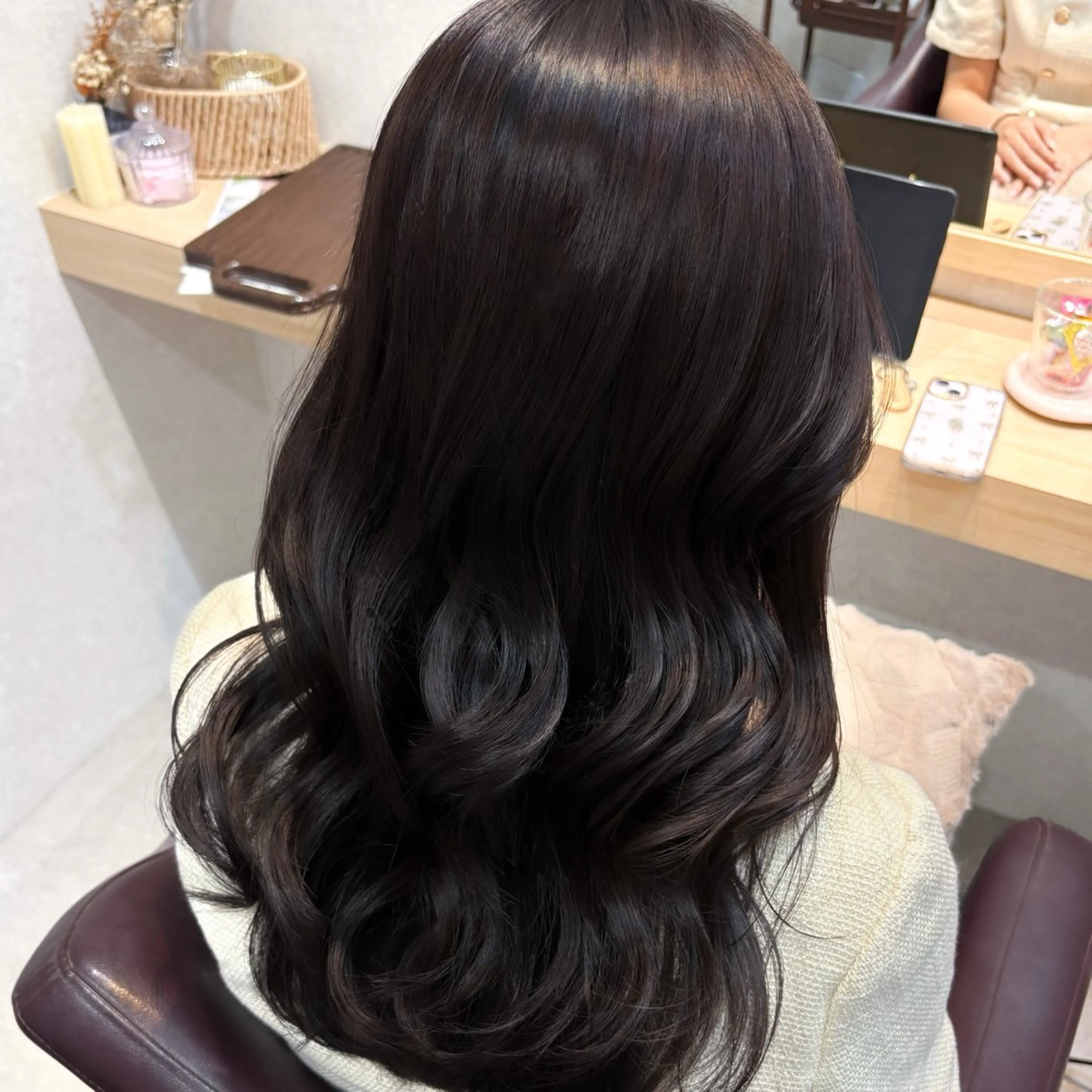 ロング カラー パーマ 透明感/チョコカラー 💍TAMA💍のヘアスタイル