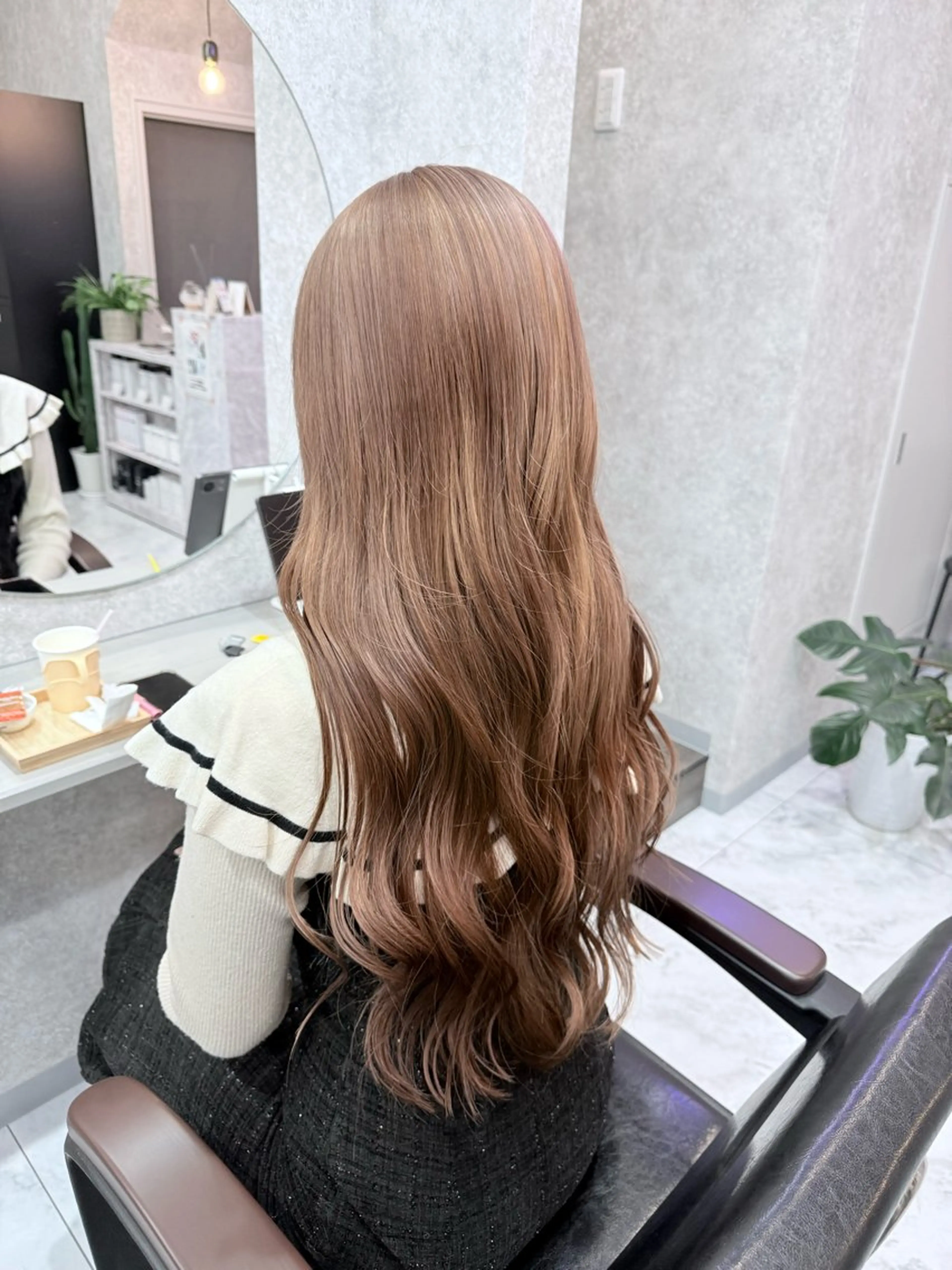 ロング カラー 🌺ハイトーン🌺 矢葺 なぎさ🌺🌺のヘアスタイル