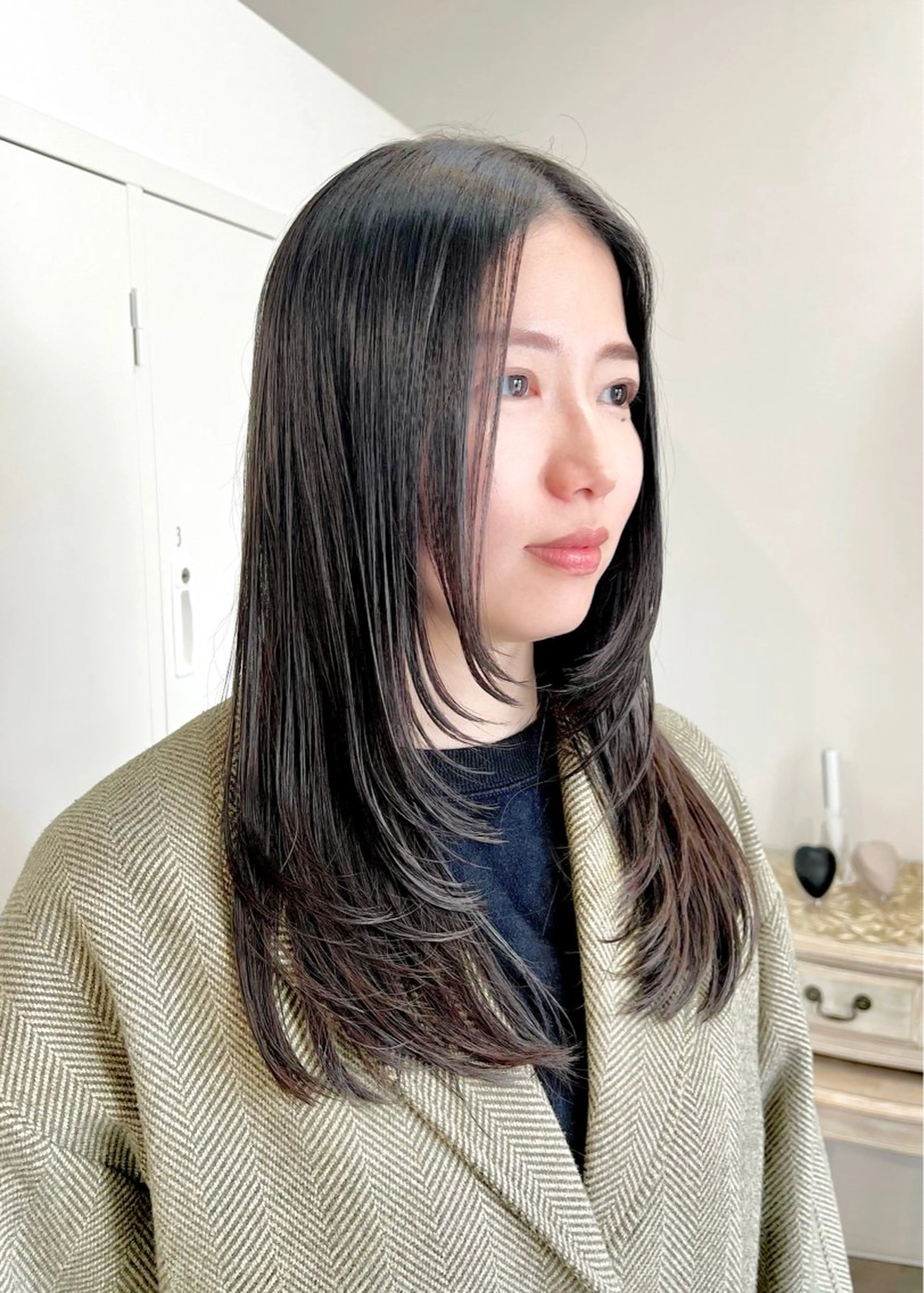 ロング 韓国風ヘア レイヤーカット カット パーマ トリートメント ROCCAhair 瞭汰のヘアスタイル