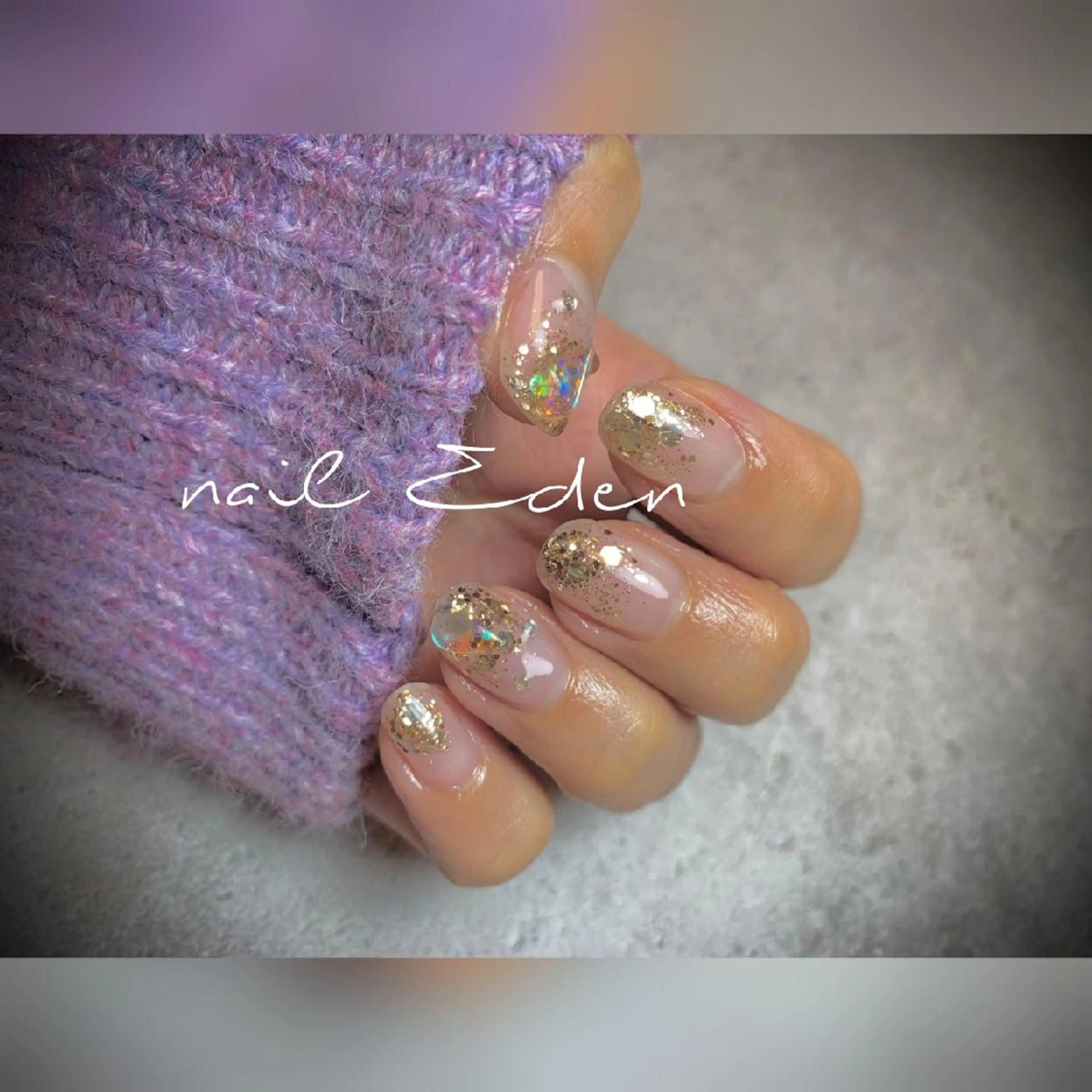 ネイル キラキラネイル 冬ネイル クリスマス Eden ♾️のネイルデザイン