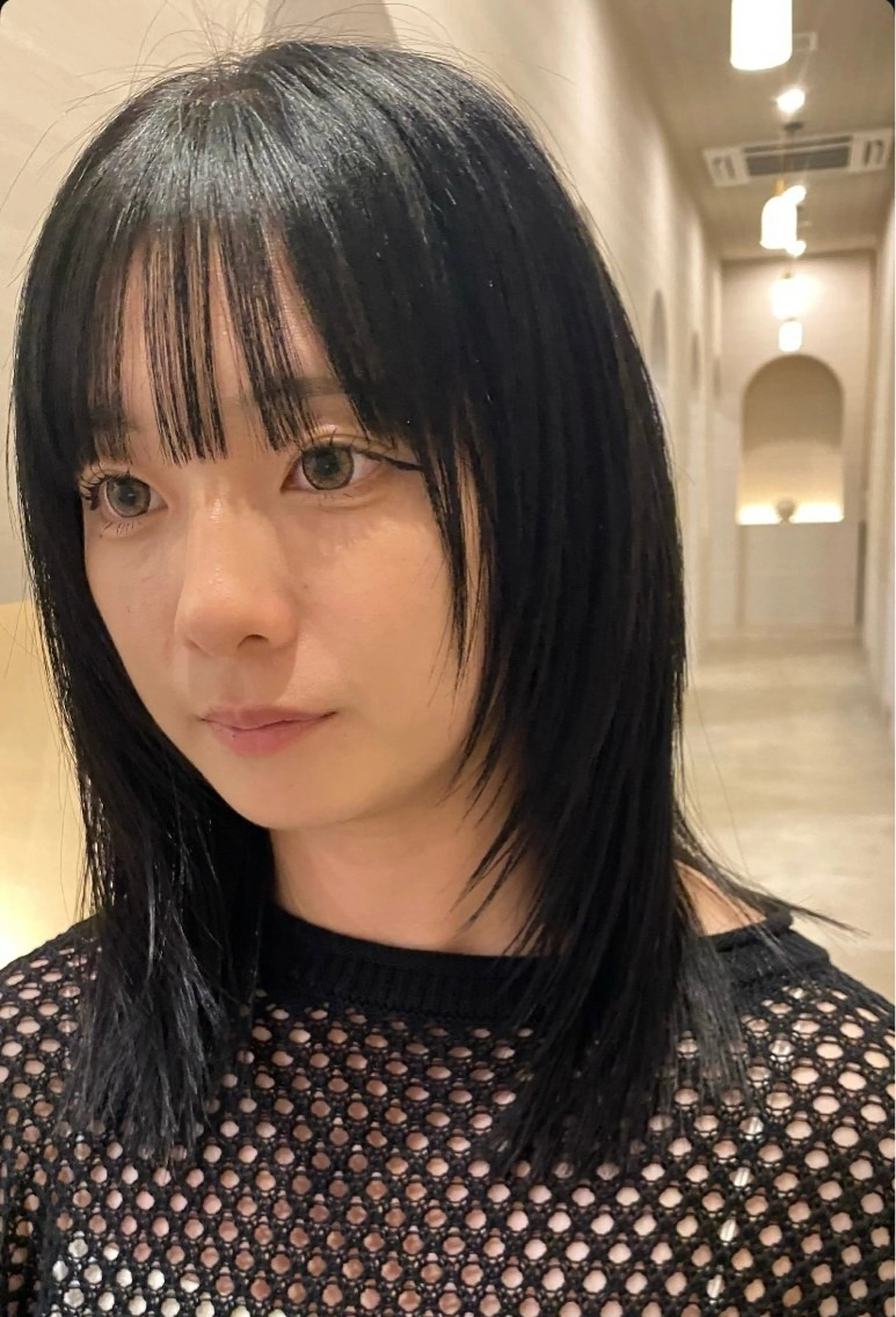 セミロング レイヤー・ハッシュ ・ウルフカット/川崎のヘアスタイル