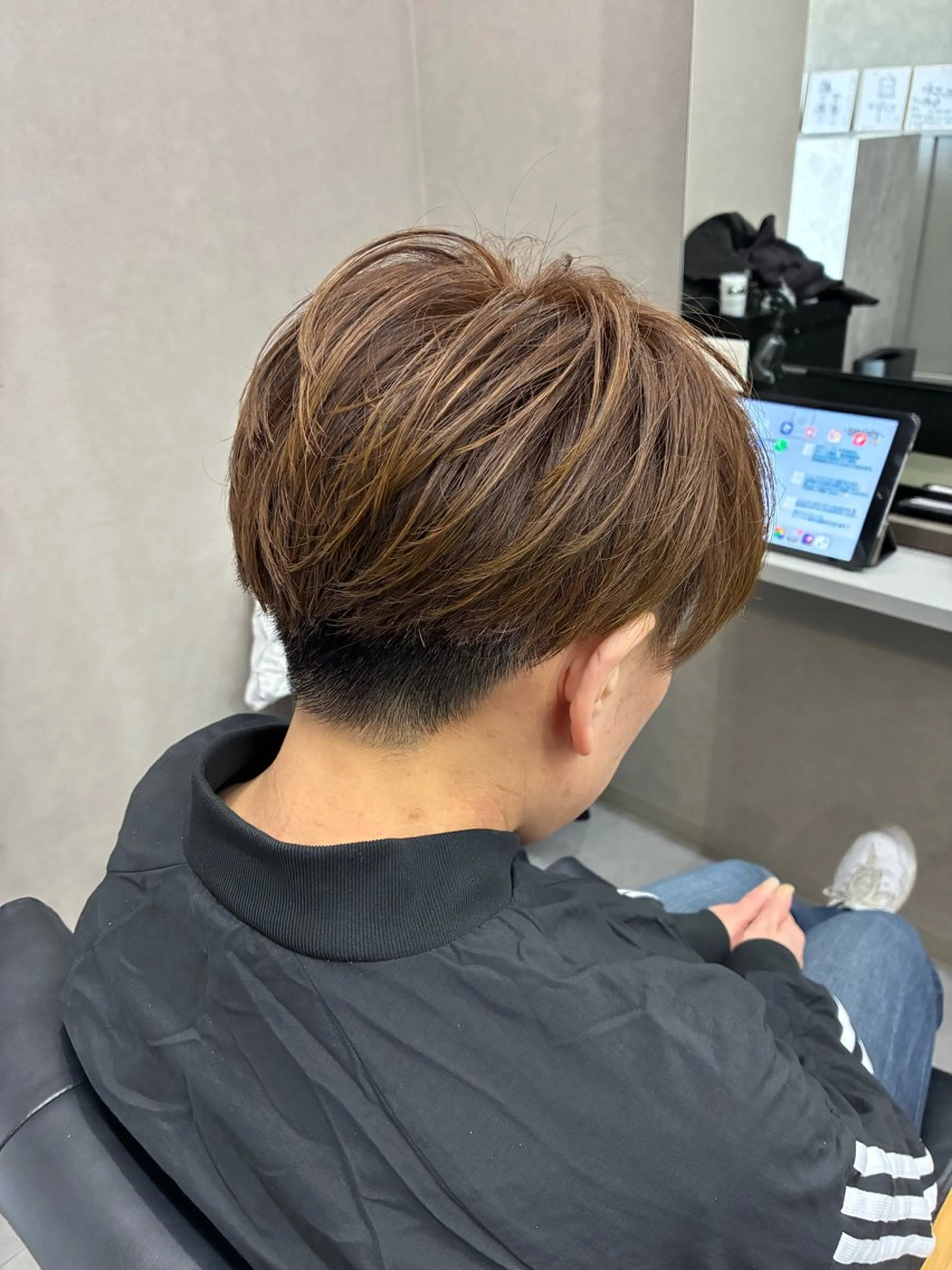 ショート カラー ショートヘア カット ヘアカラー トリートメント ふるた/四日市/ 大人女性/ショートのヘアスタイル