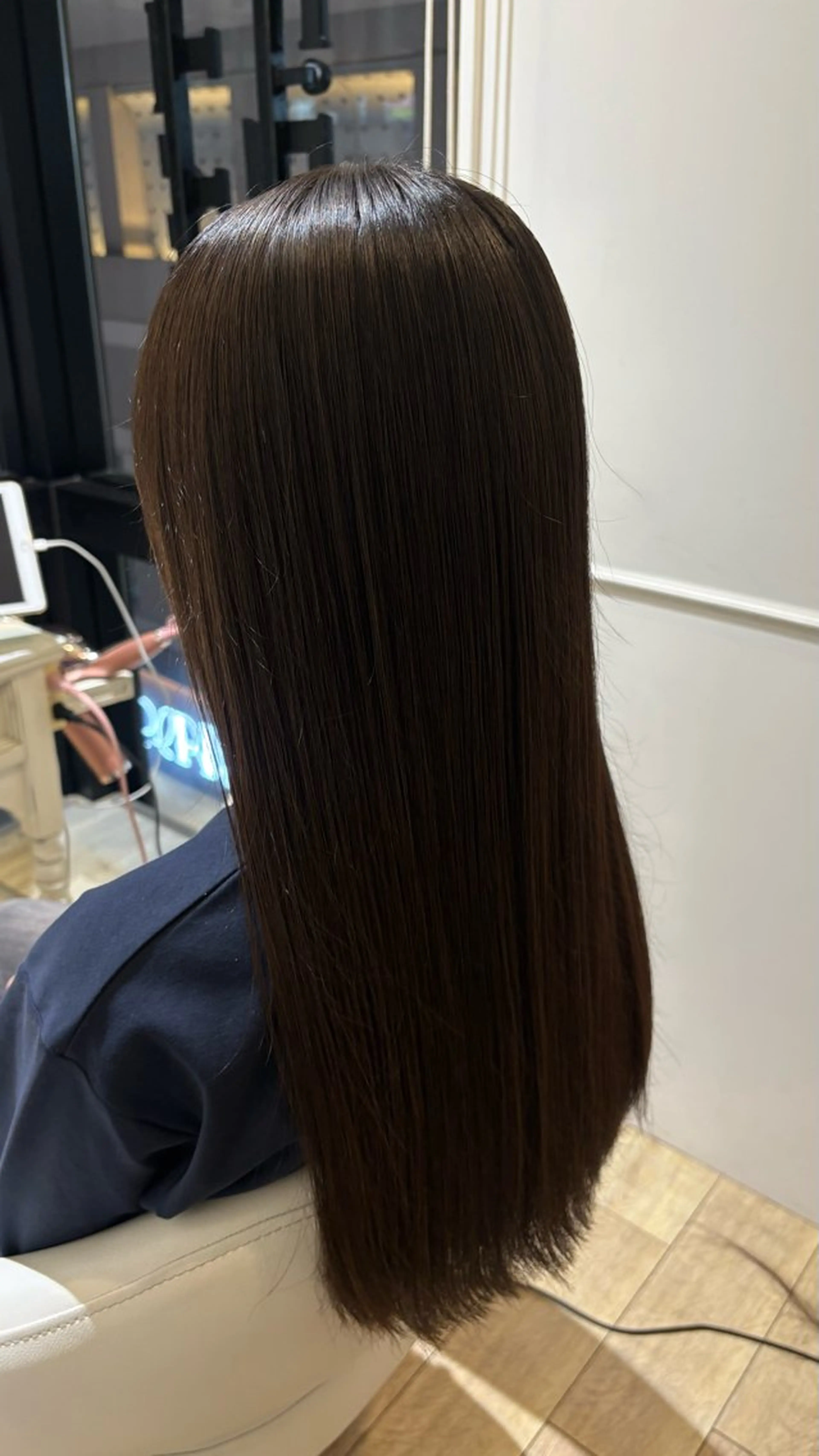 セミロング カラー カット トリートメント 似合わせ 顔周りYUUGAのヘアスタイル
