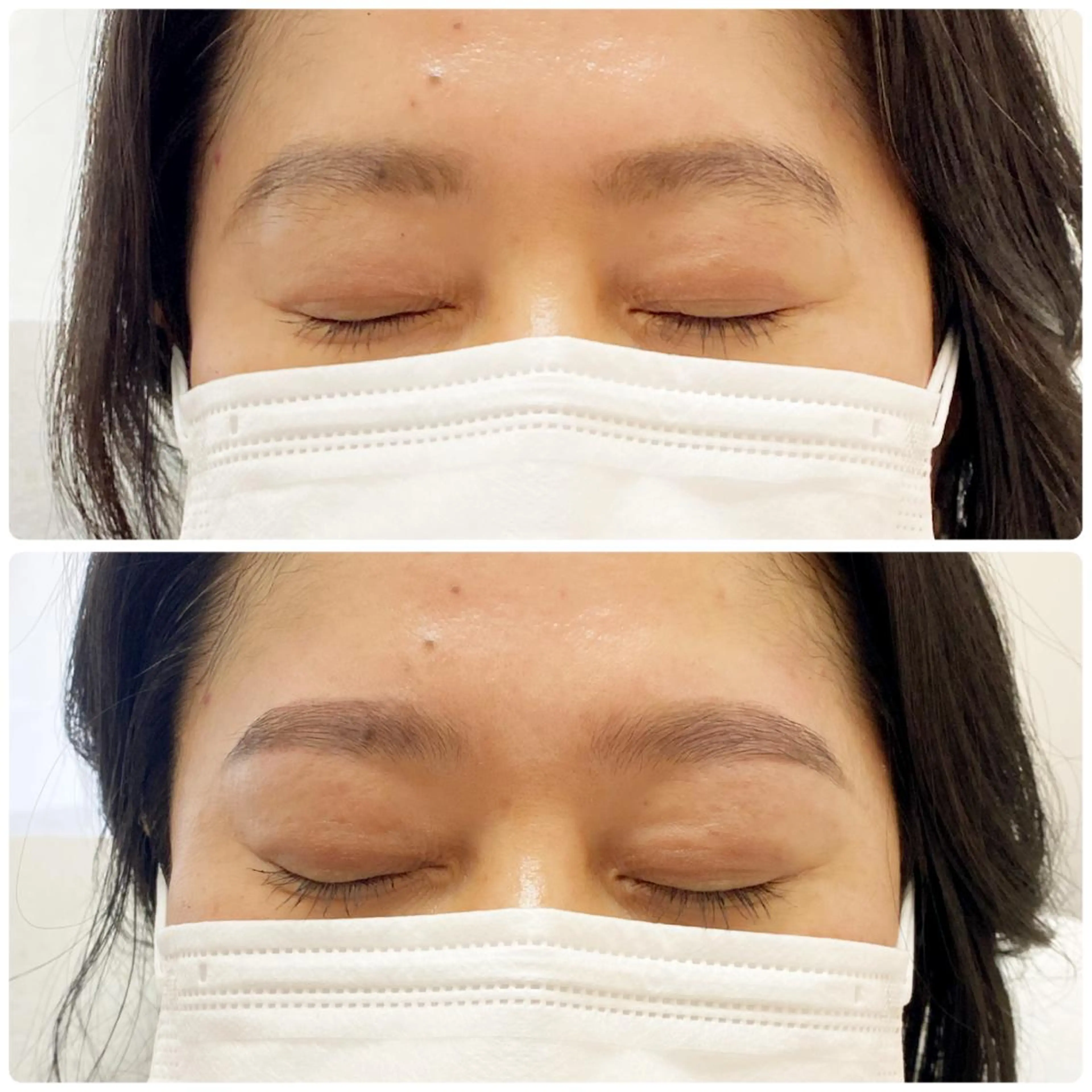 アイブロウ ハリウッドブロウリフト 眉毛ワックス脱毛 STELLA harunaのネイルデザイン