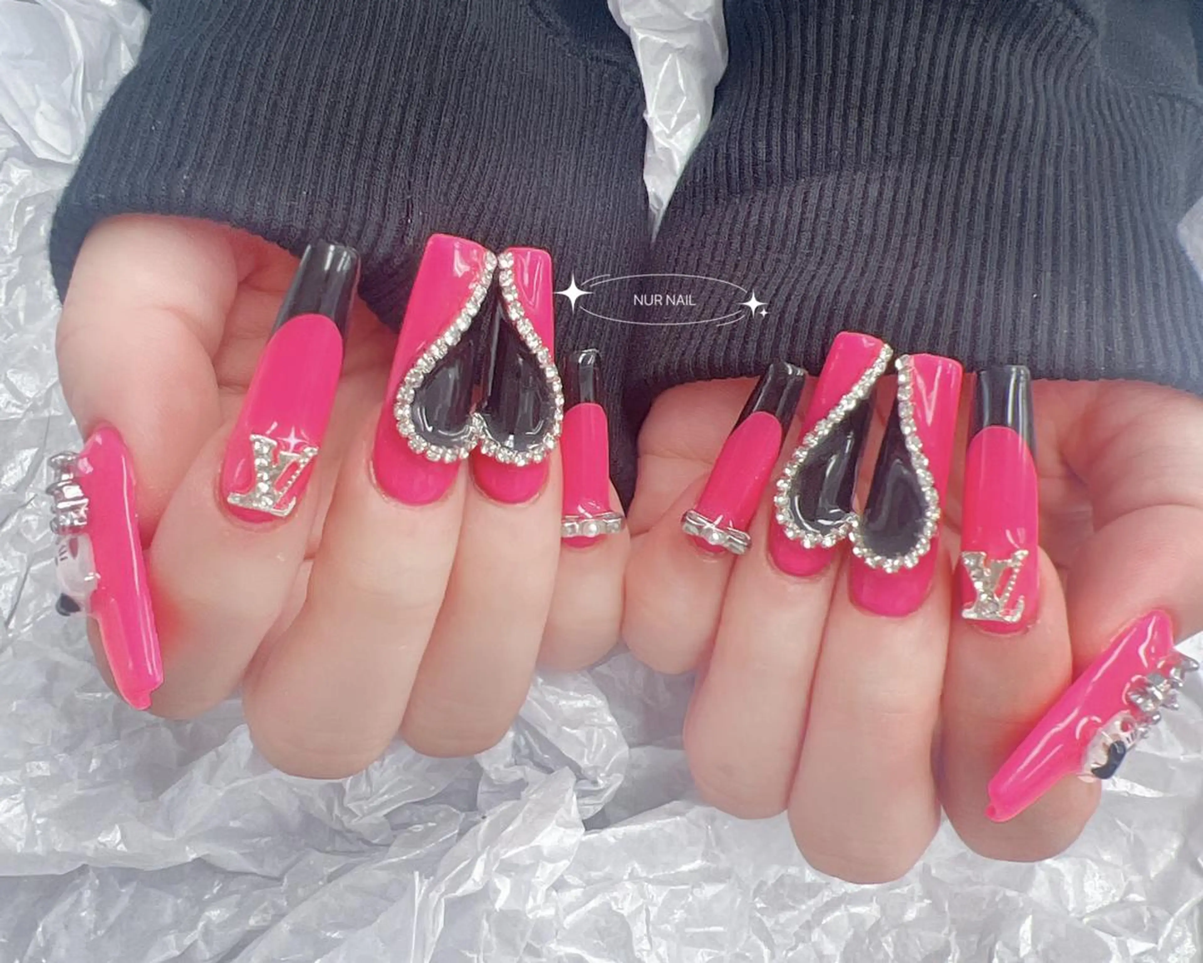 ネイル ロングネイル ハンドネイル ハンドケア 🫧NUR NAIL✨のネイルデザイン