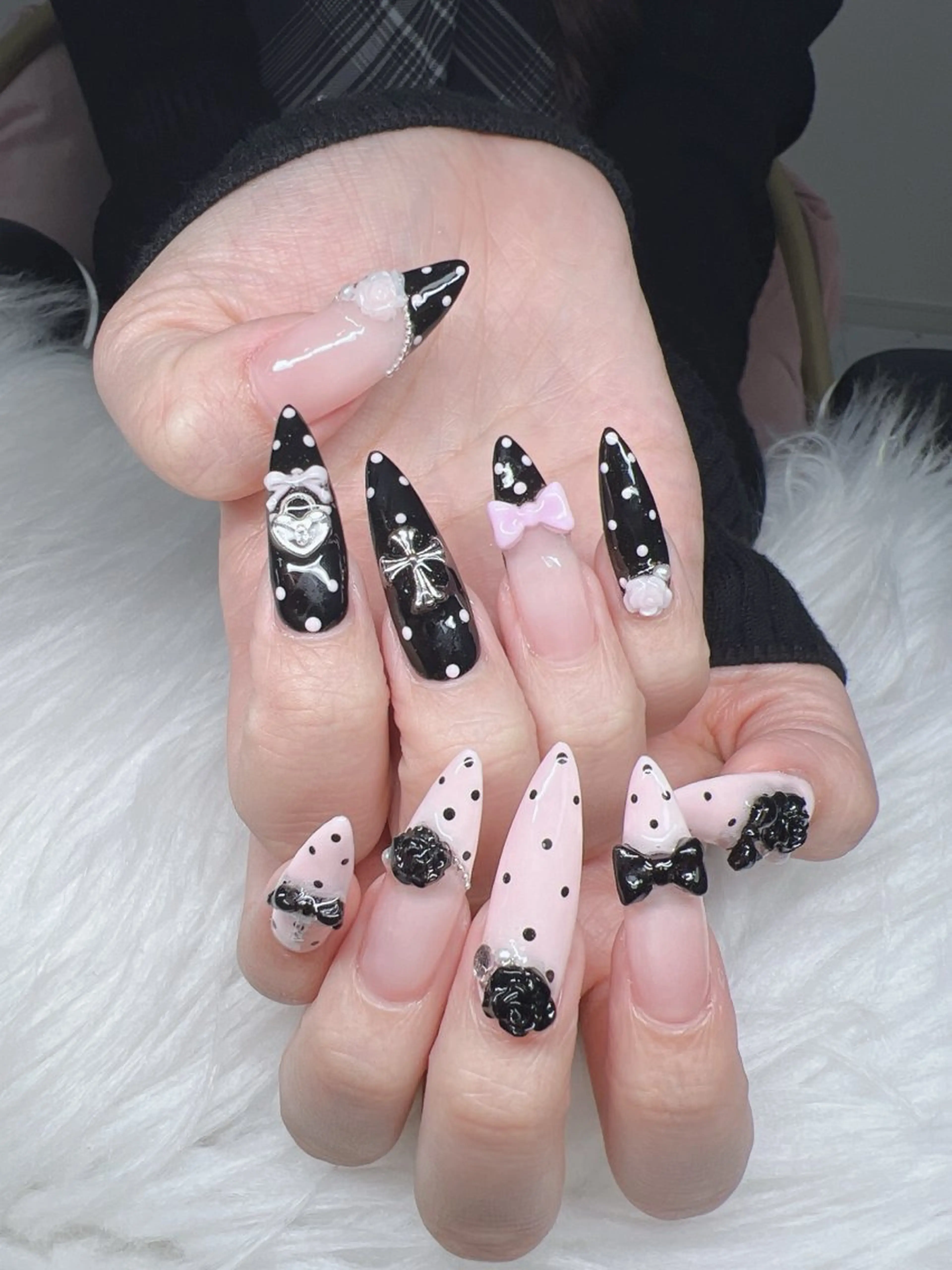 ネイル ハンドネイル Lee Nails チップ長さだし専門店のネイルデザイン
