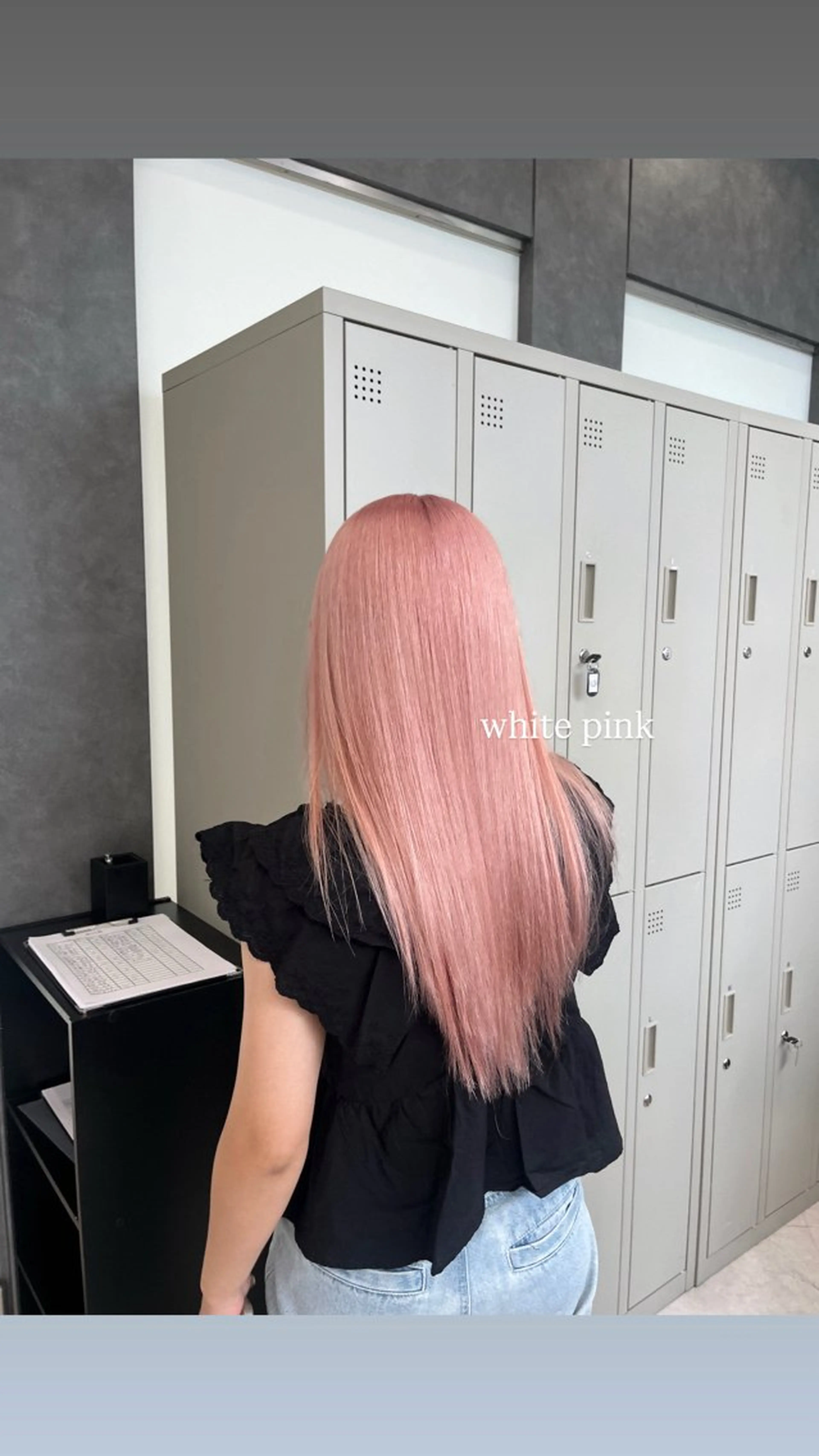 ロング カラー ヘアアレンジ ハイトーン/透明感 髪質改善/rinaのヘアスタイル