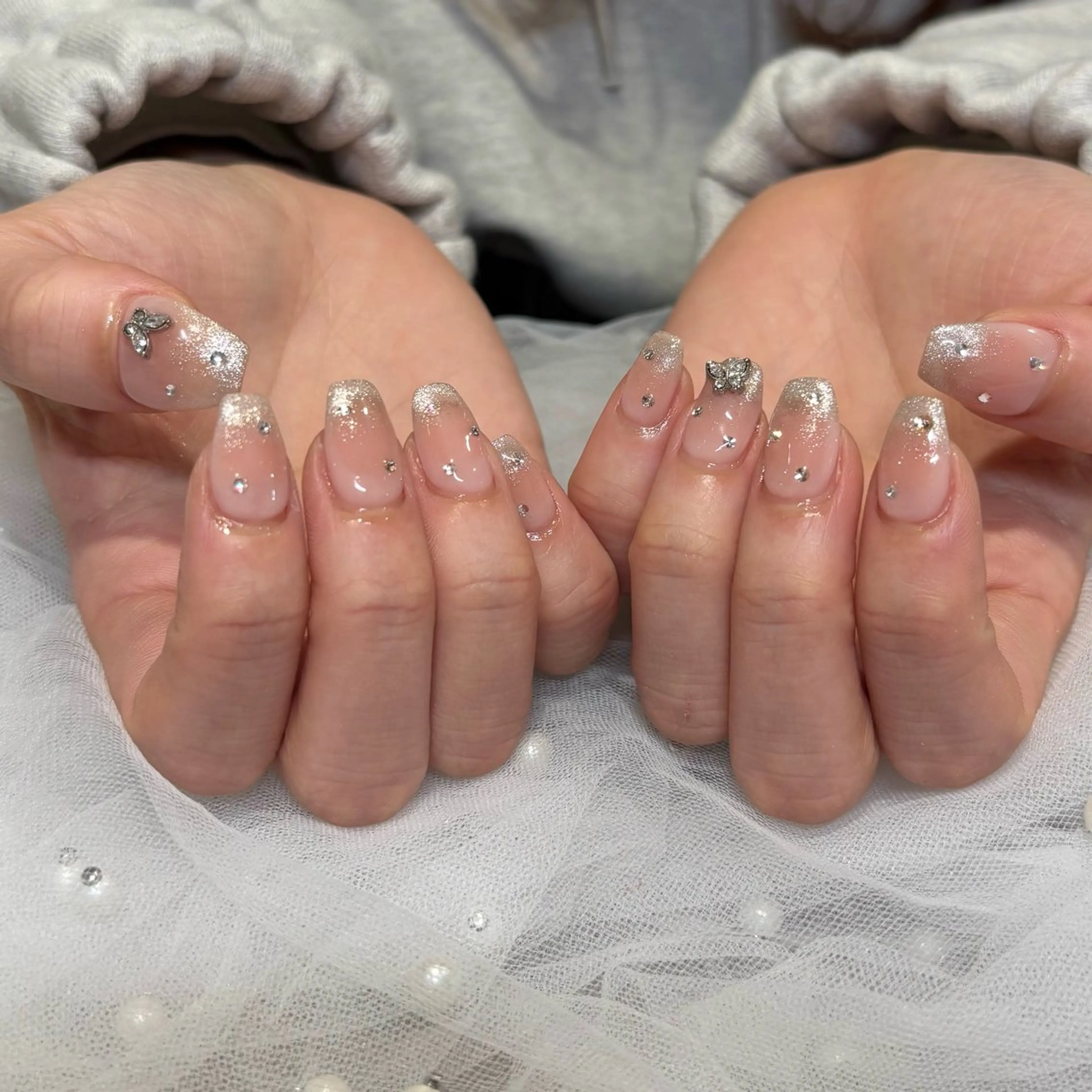 ネイル チークネイル ハンドネイル 荒巻 めいのネイルデザイン