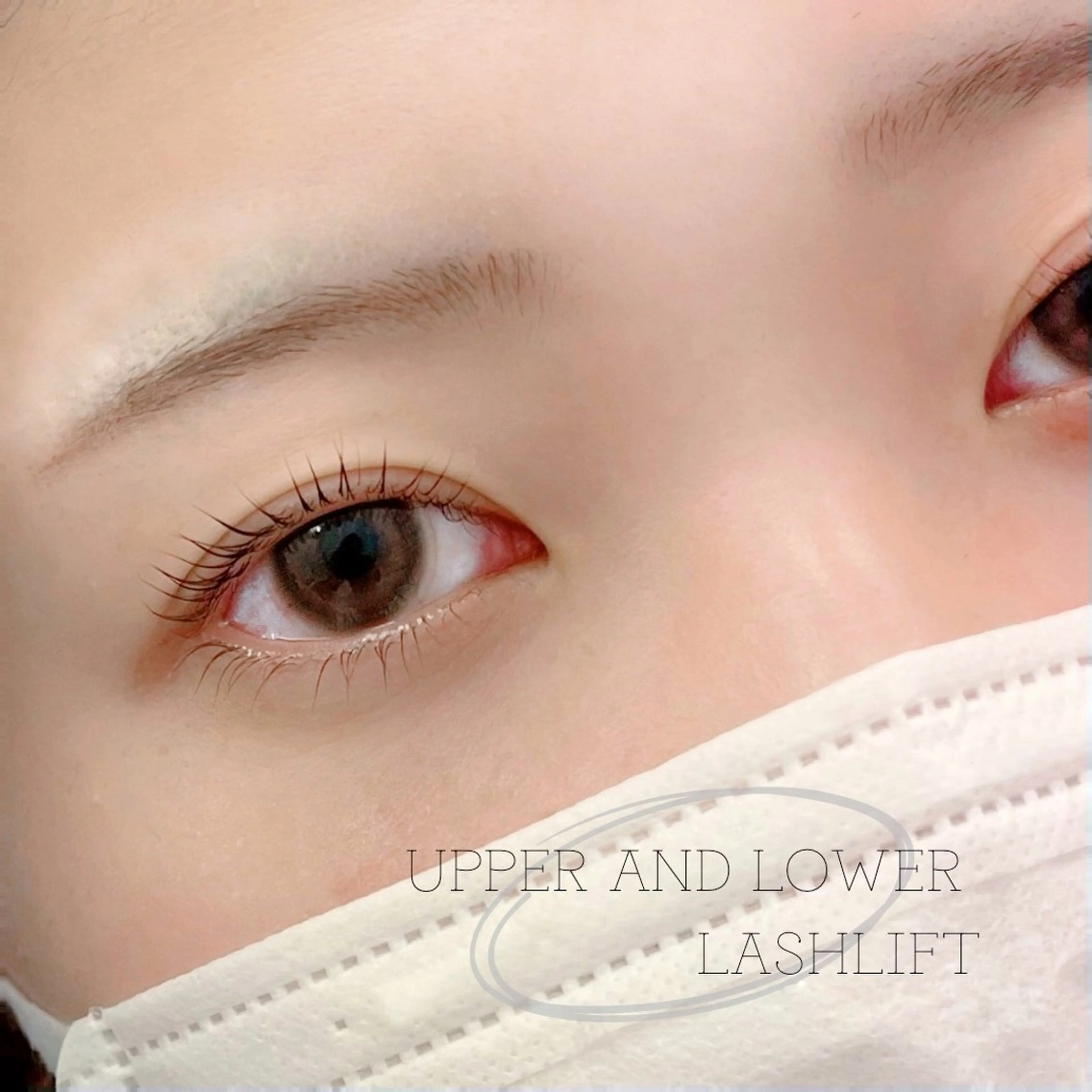 【下まつげもくるん✨】上下まつげパーマ  美容液コーティング付きの写真