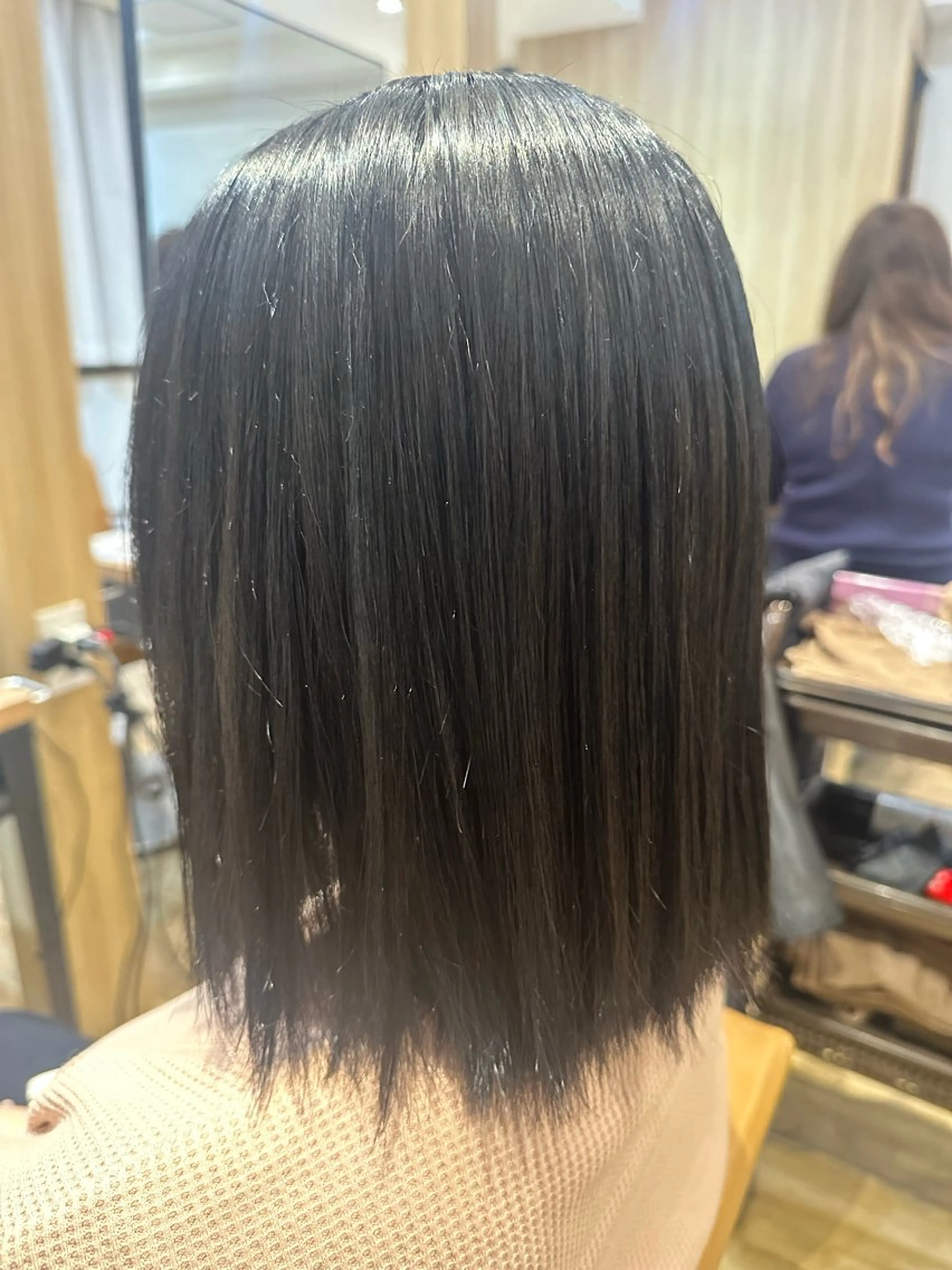ミディアム カット 縮毛矯正 ✨✂️Nori ✂️✨のヘアスタイル