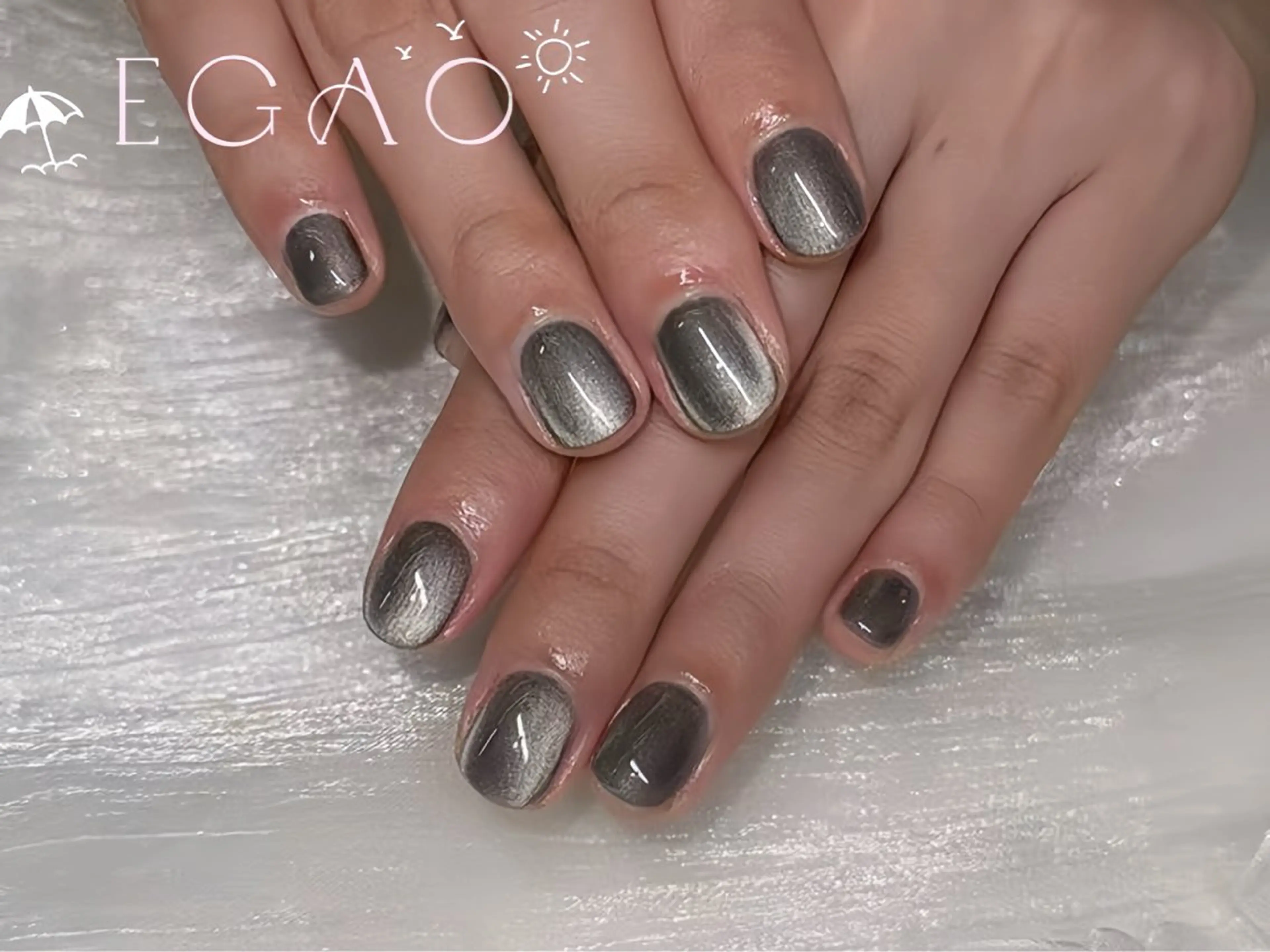 ネイル アートネイル フットネイル フレンチネイル ジェルネイル グラデーション ハンドネイル Egao Nail錦糸町店のネイルデザイン