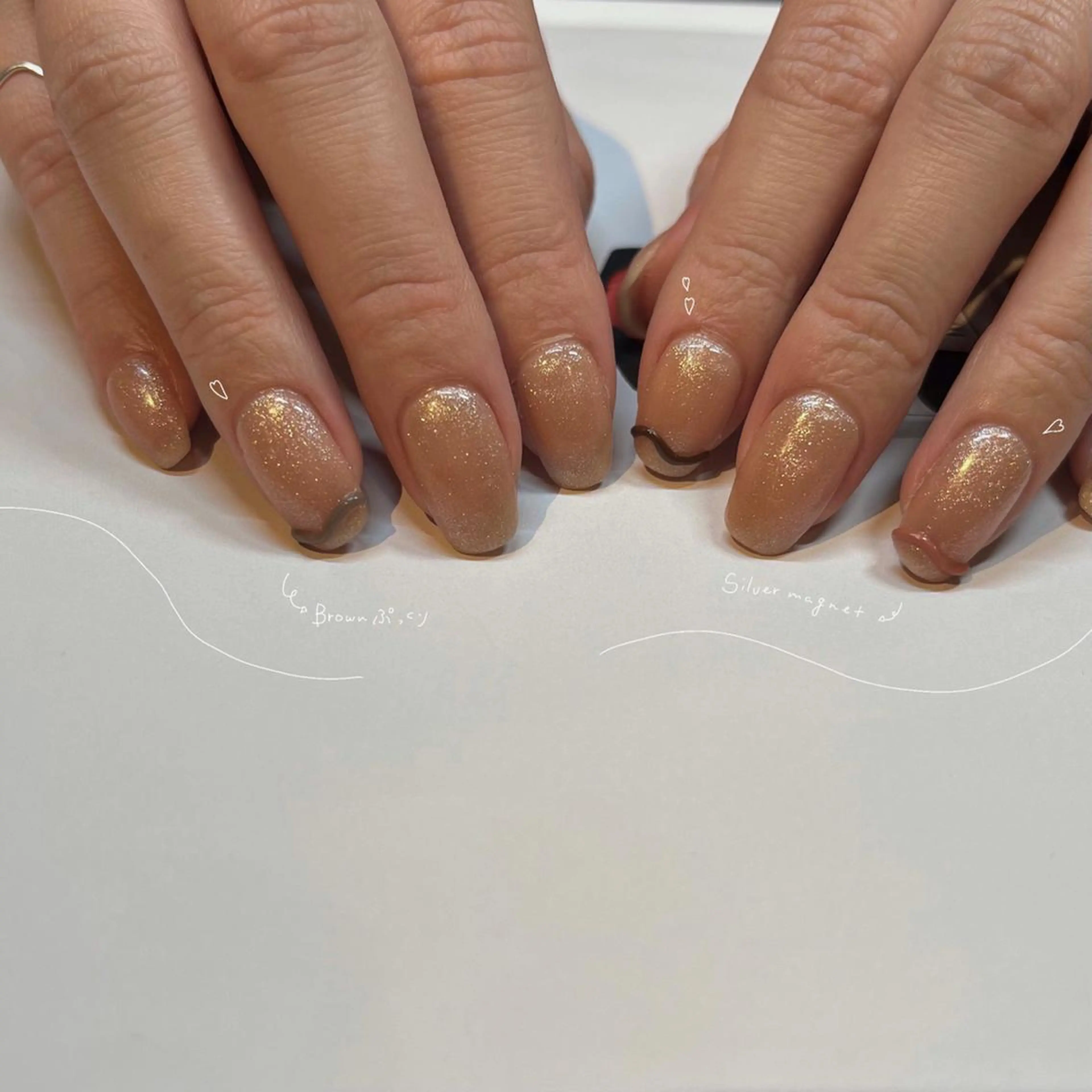 ネイル マグネットネイル ハンドネイル &. momoのネイルデザイン