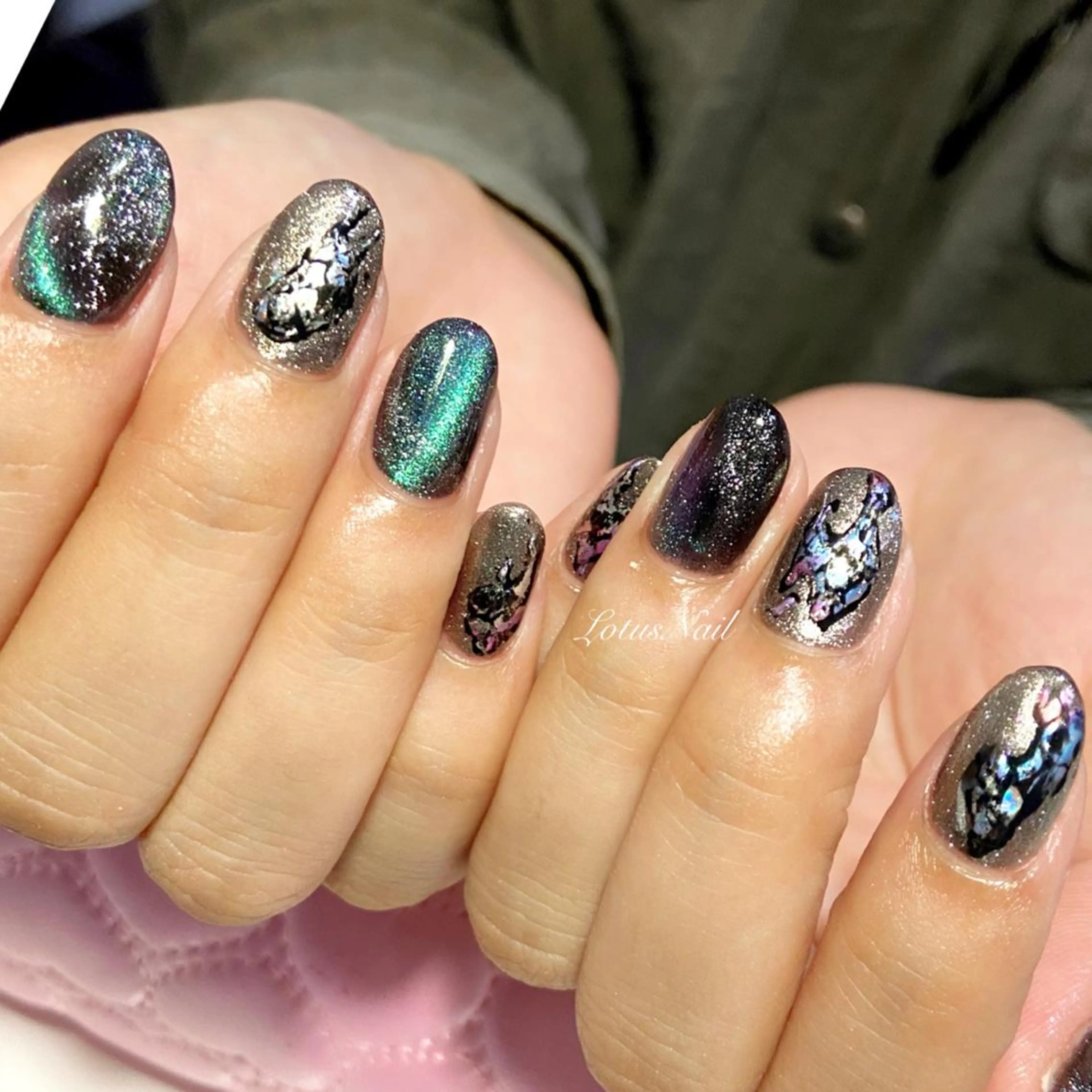 ネイル ニュアンスネイル ハンドネイル Lotus Nailのネイルデザイン