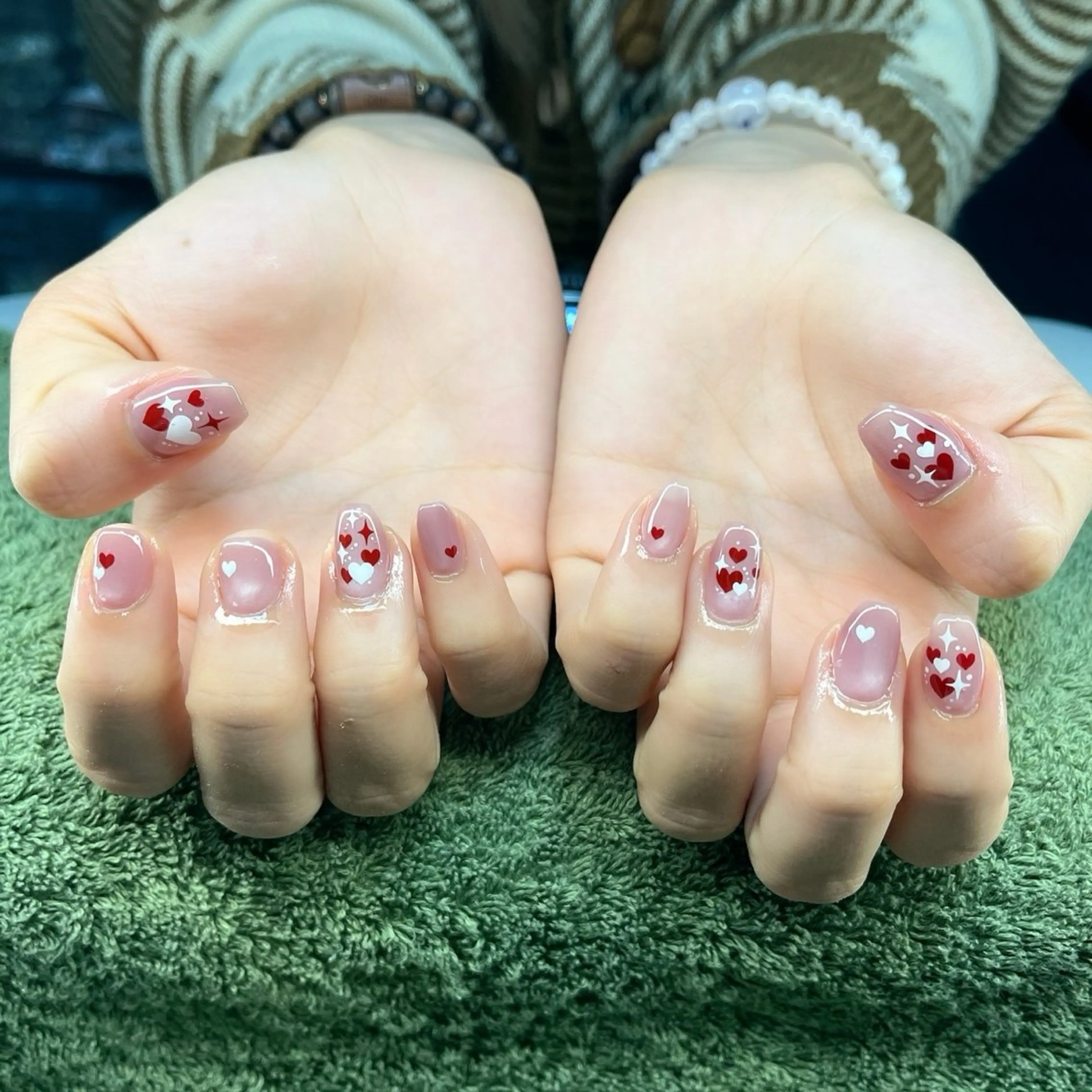 ネイル ハート ハンドネイル MHR nailのネイルデザイン