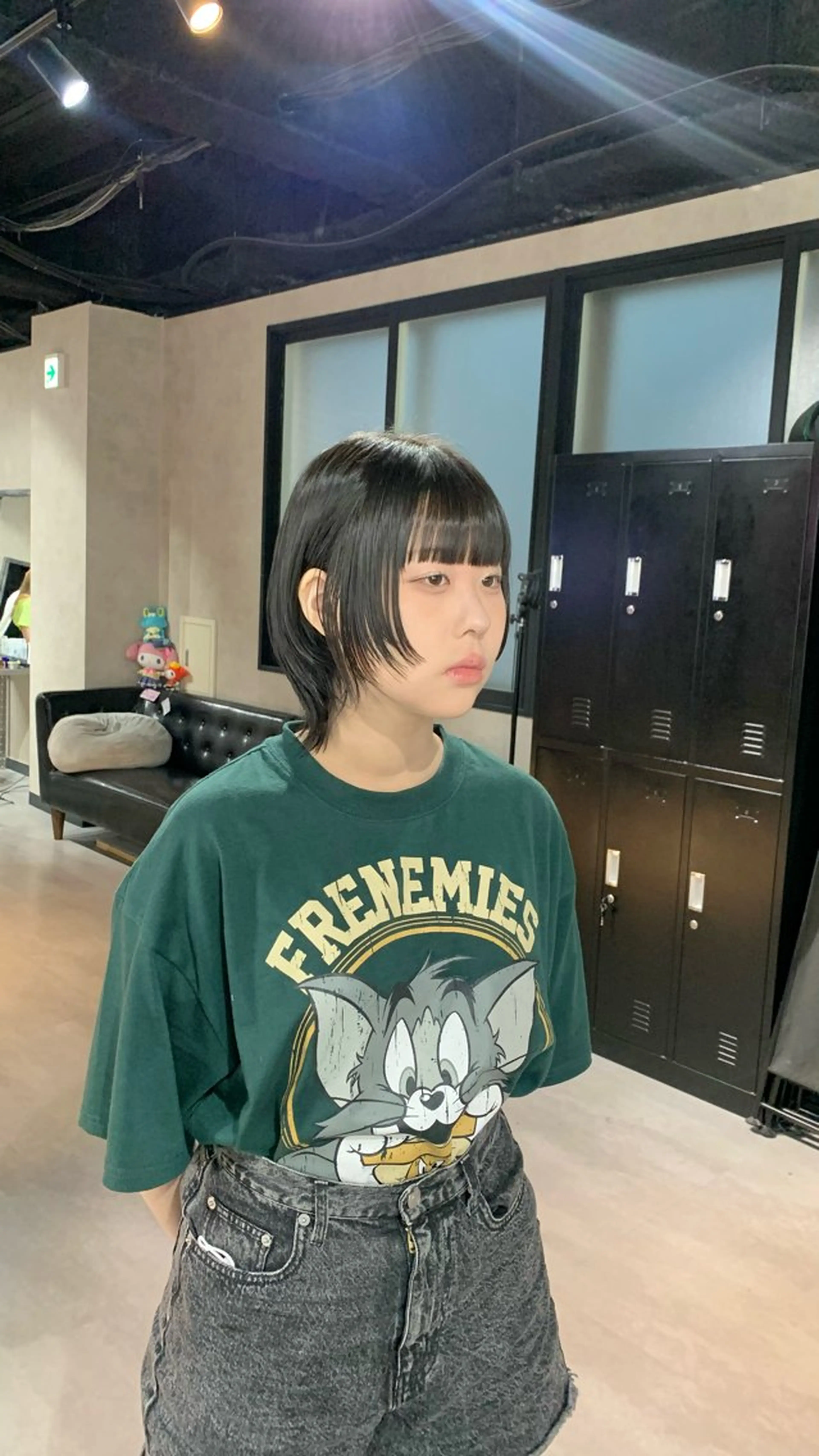 ミディアム ウルフカット カット B E C H I C O〔べち子〕のヘアスタイル