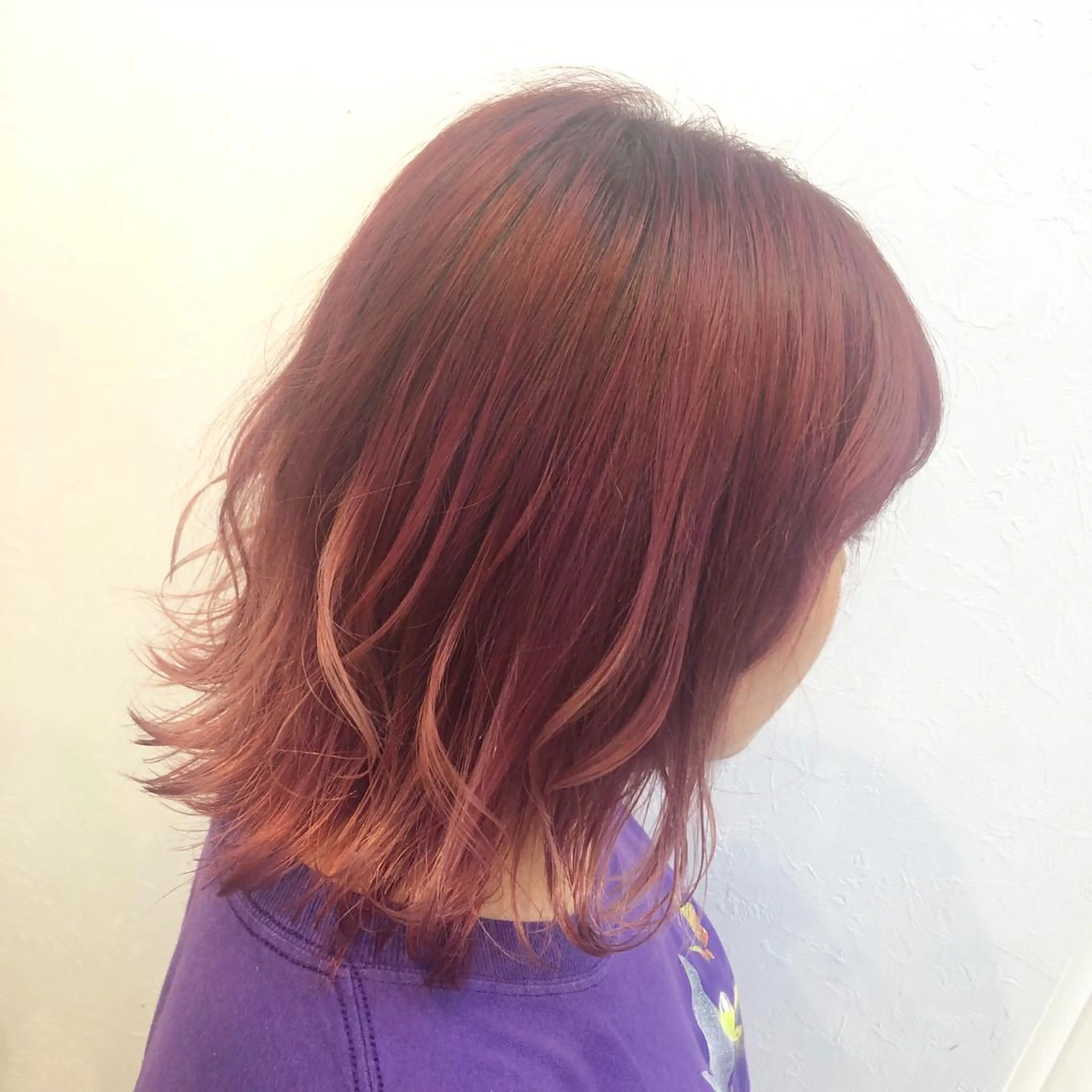 セミロング カラー 無料カットモデル募集 BLINK京橋店のヘアスタイル