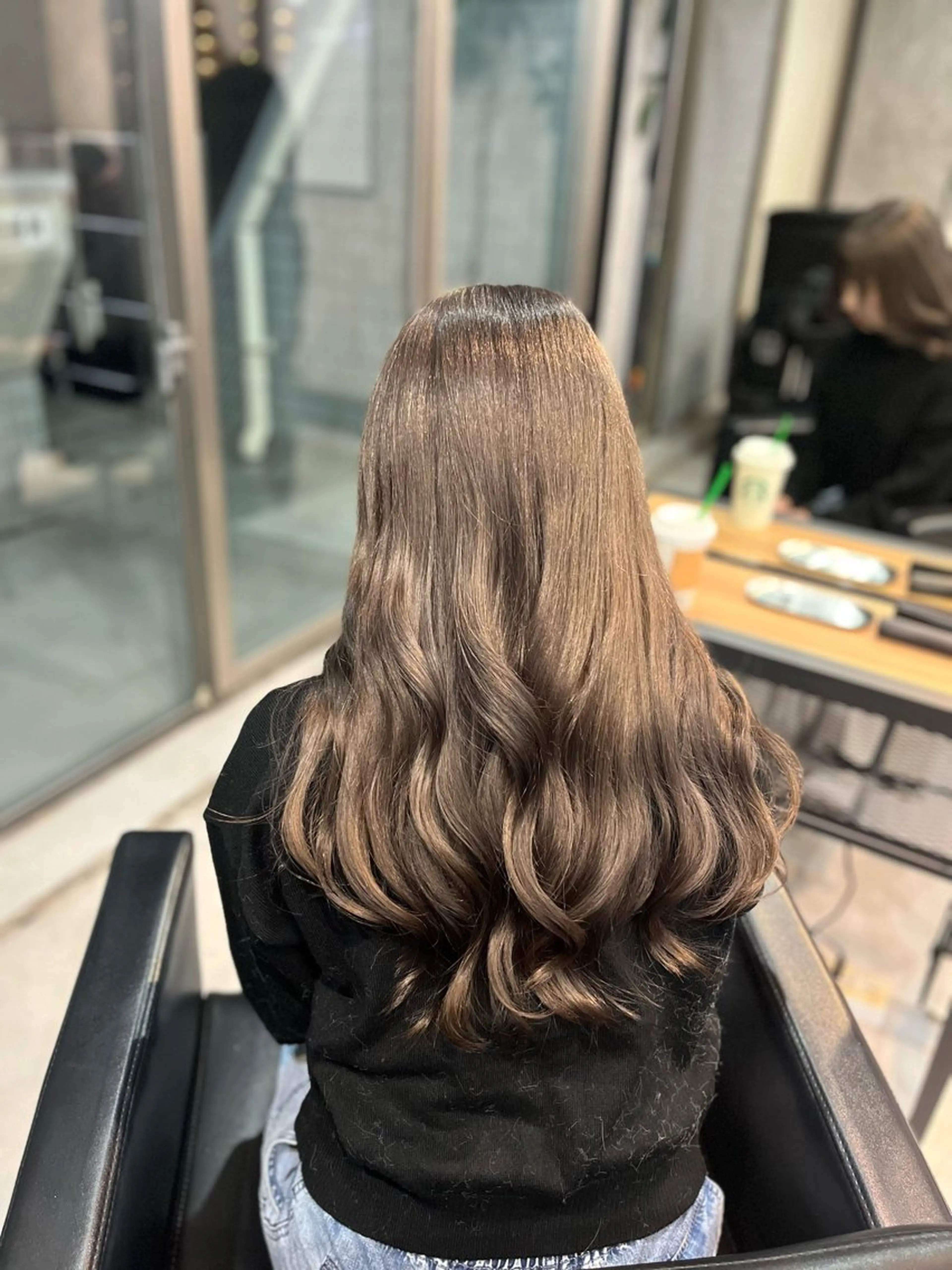 ダブルカラー(ブリーチなし）➕トリートメント🥣🫧の写真