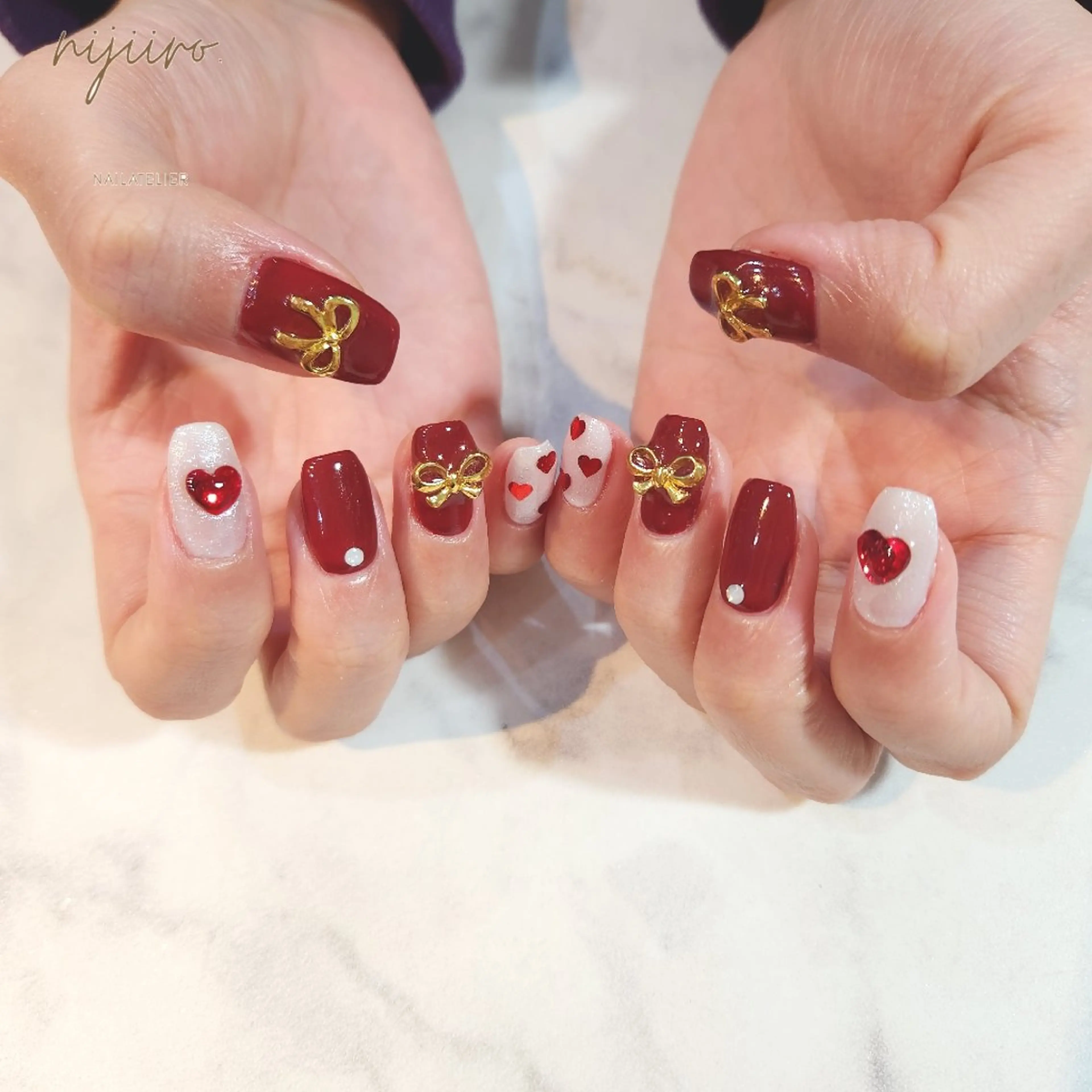 ネイル ハンドネイル nailatelier nijiiro.所属・nijiiro🌈 サトウのネイルデザイン