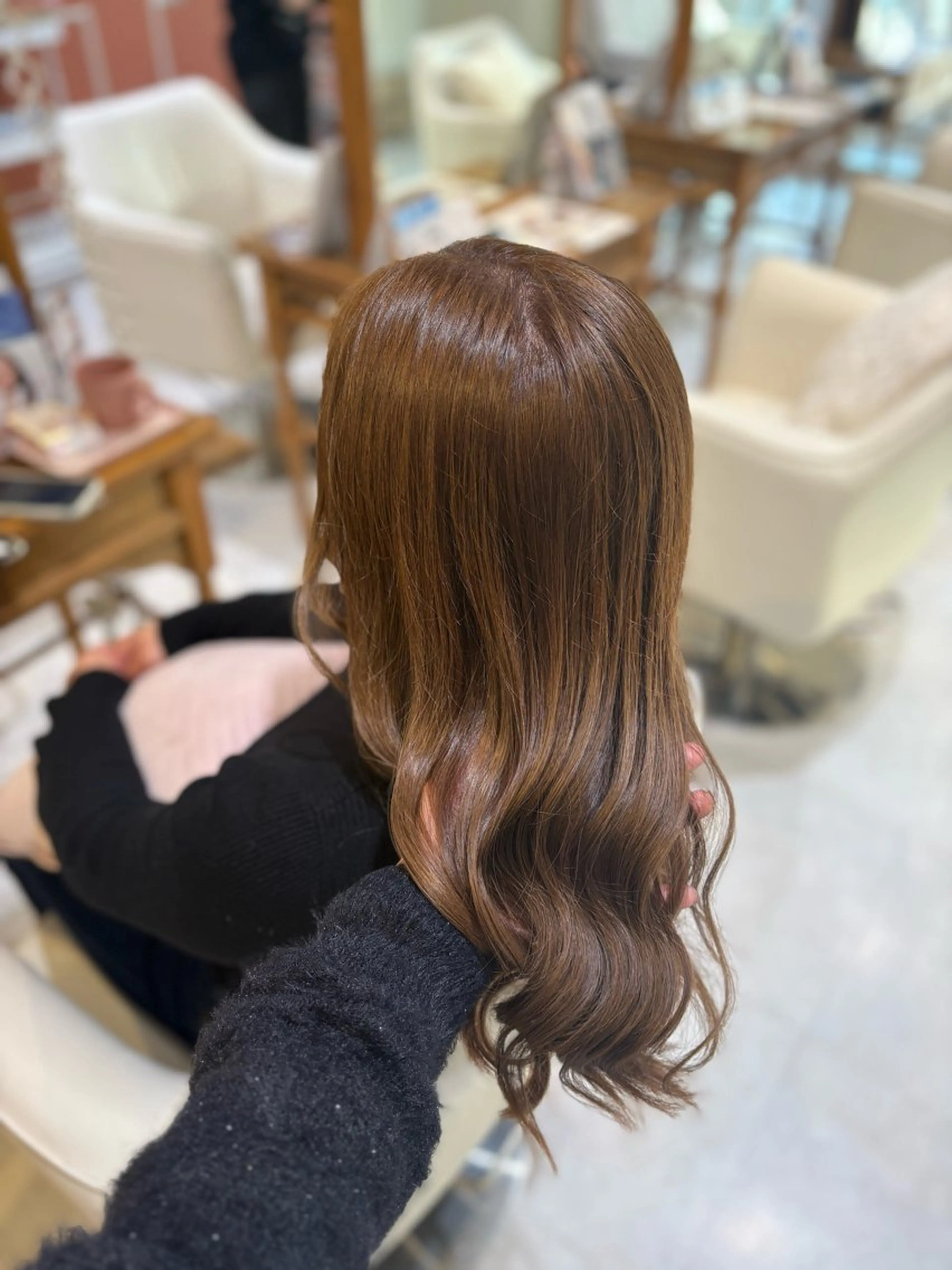 セミロング 神田 紗羽のヘアスタイル