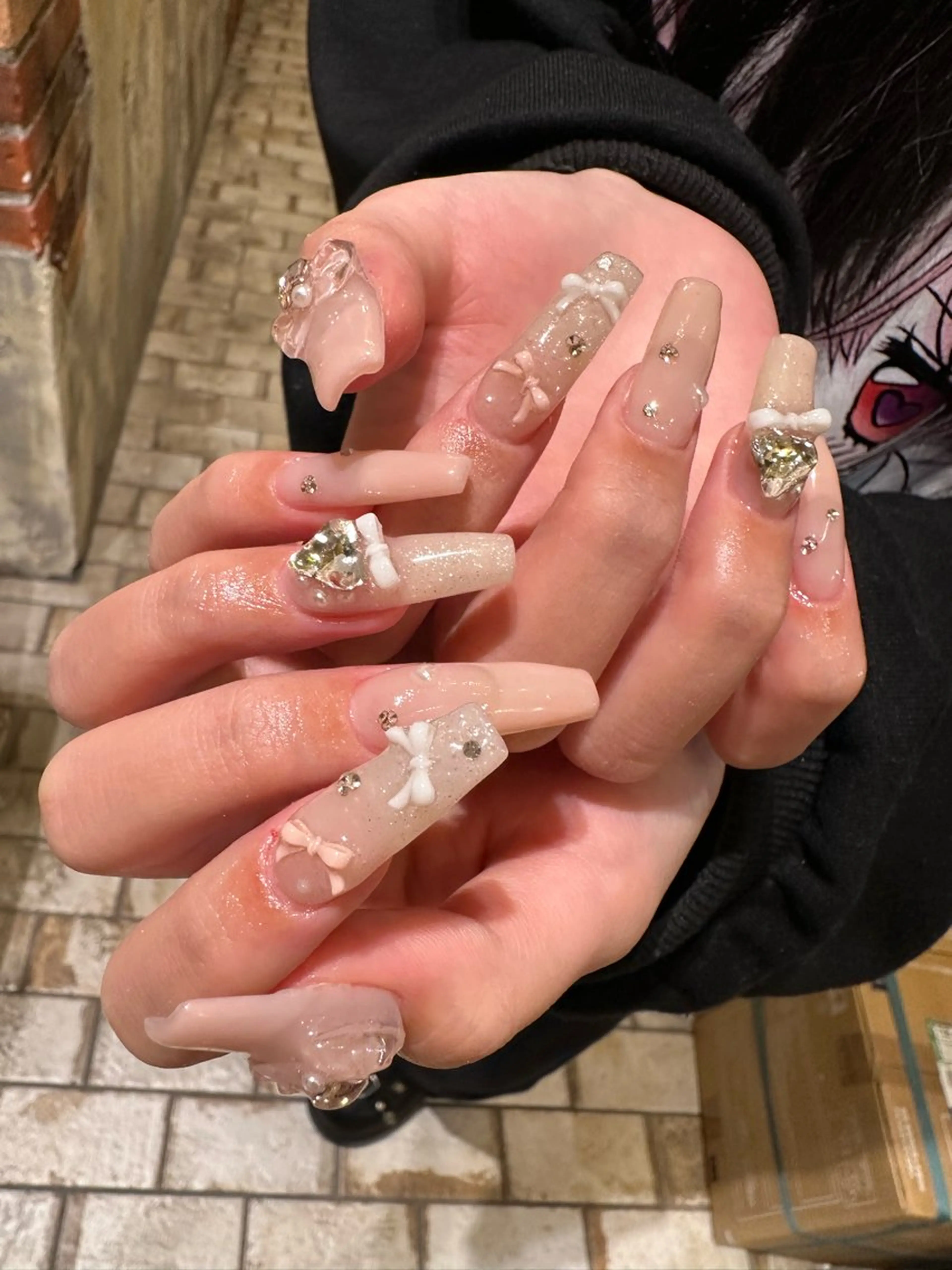 ネイル 長さ出し ハンドネイル 💠AYANE /吉祥寺💠のマツエク・マツパデザイン