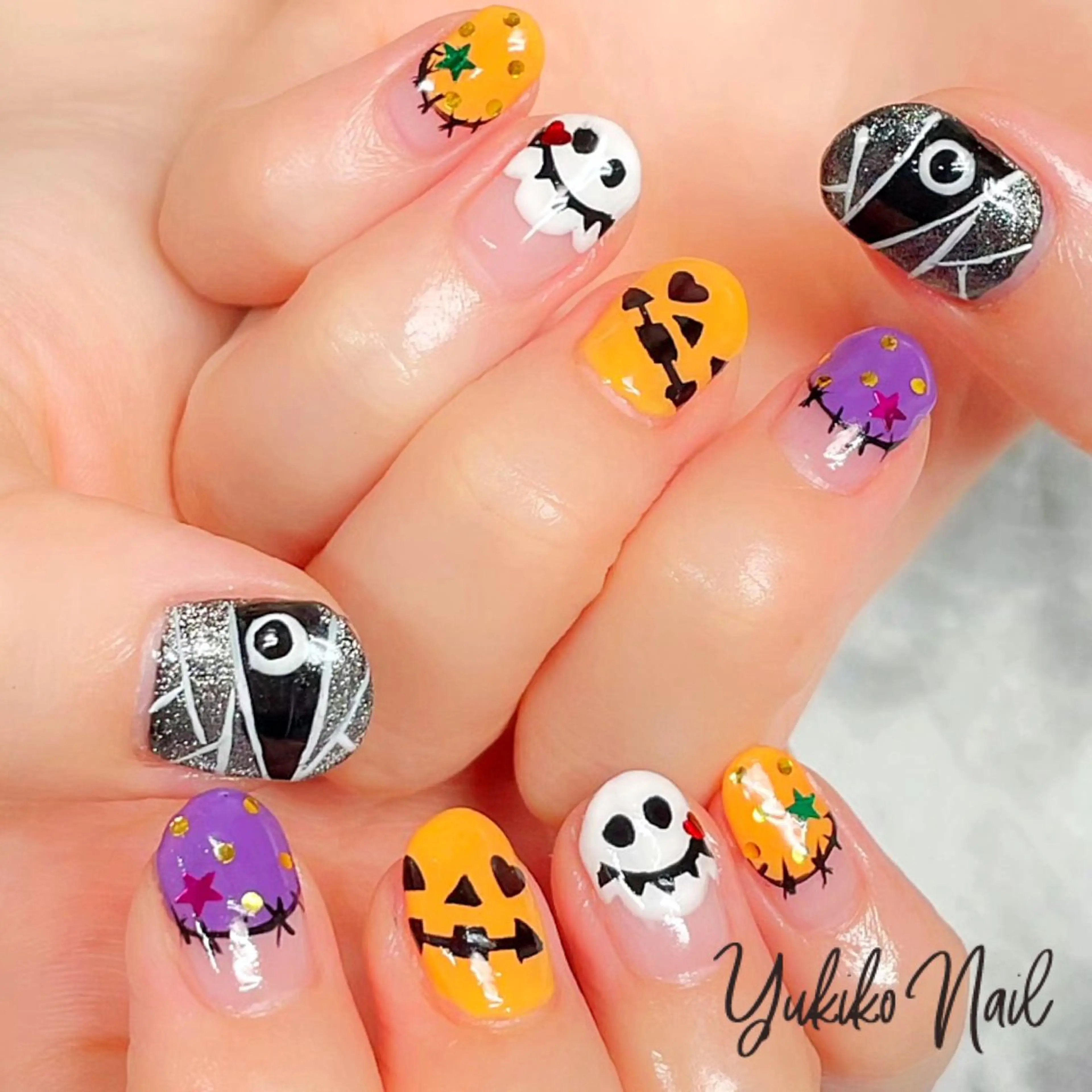 ネイル ハロウィン ユキコ ネイルのネイルデザイン