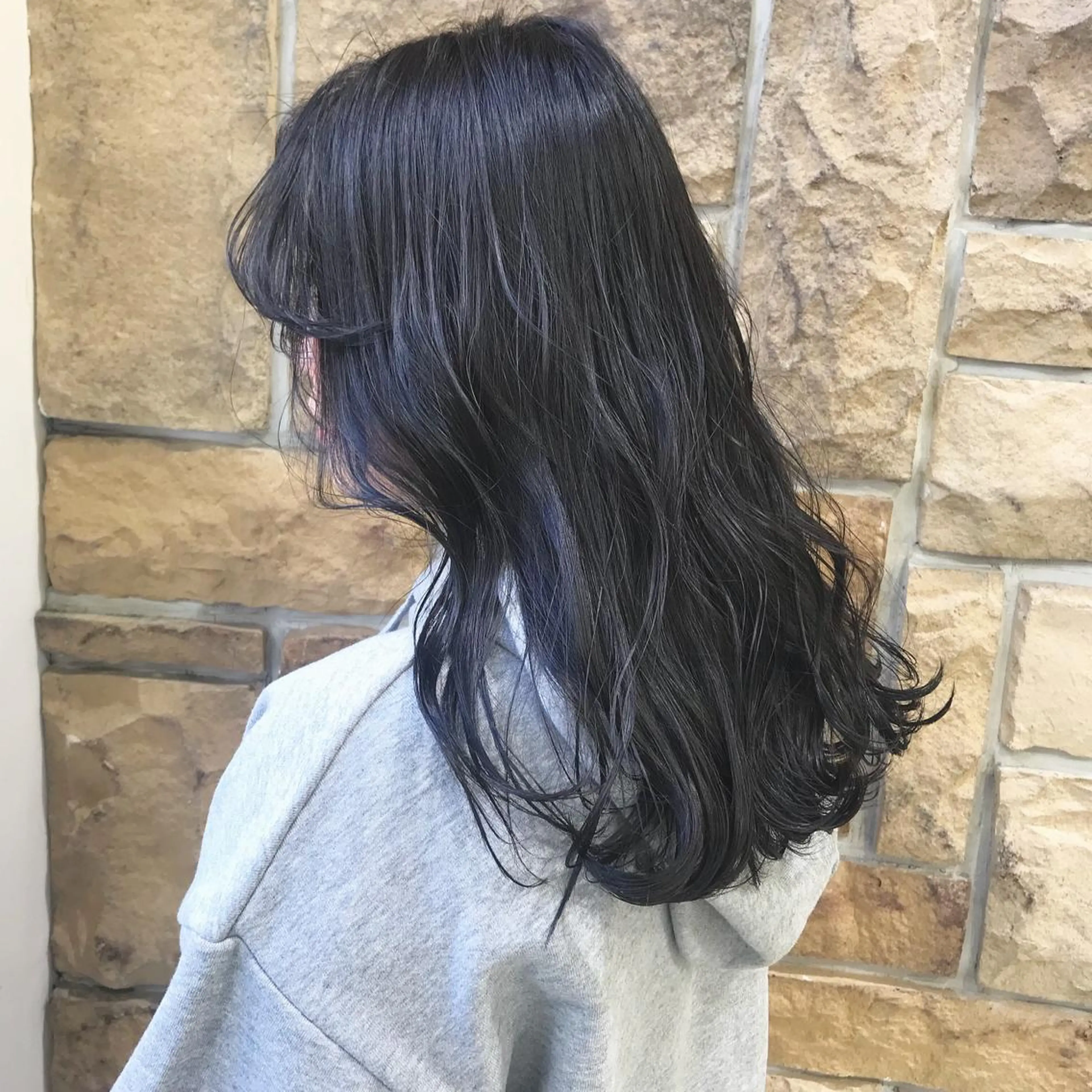 ロング カラー AMI ウルフパーマ/メンズのヘアスタイル