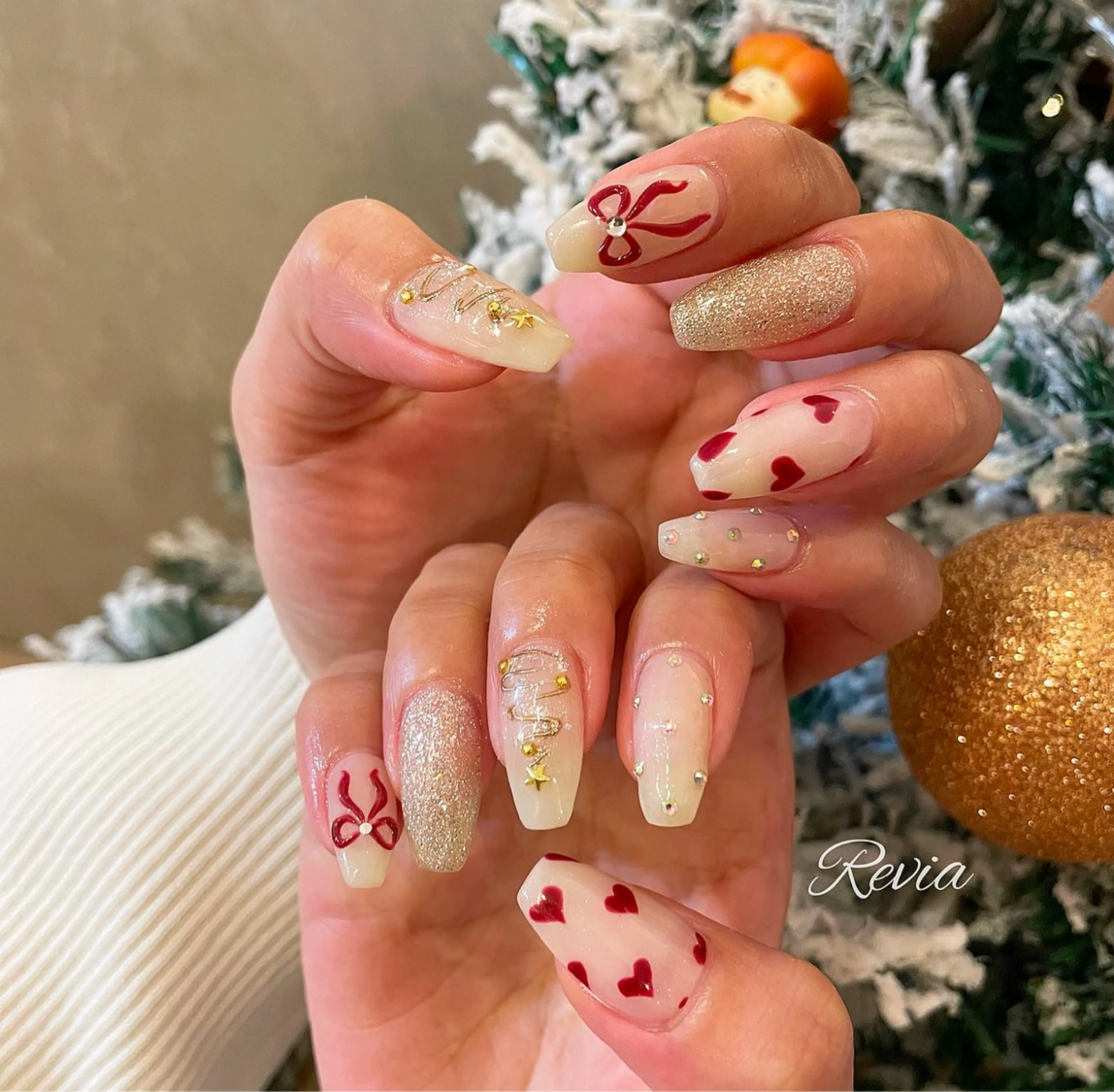 ネイル ハンドネイル revia所属・ERI Nailistのネイルデザイン