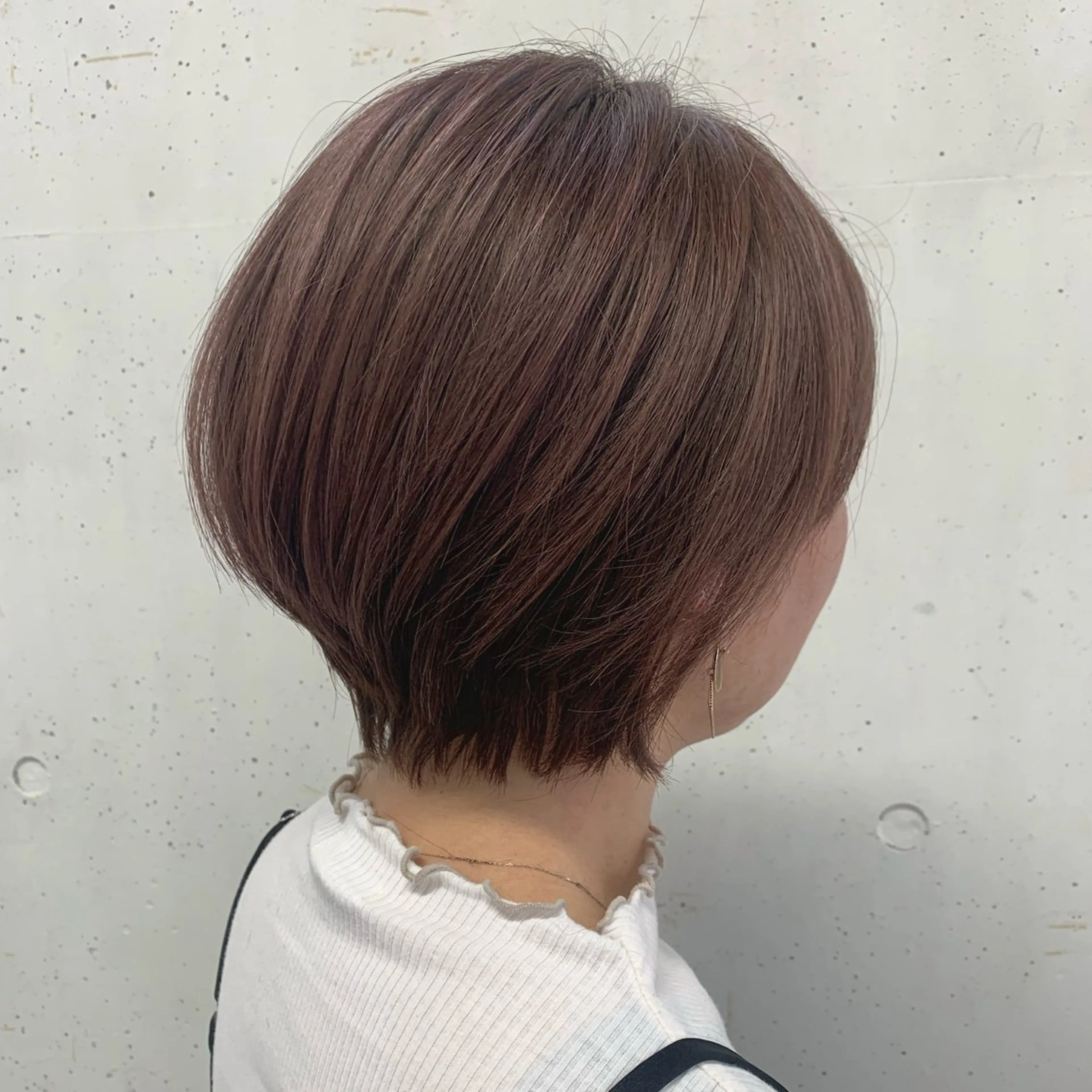 ショート ハイライト 髪質改善 韓国風ヘア 似合わせカット ショートヘア 撮影モデル 服部 哲生のその他イメージ