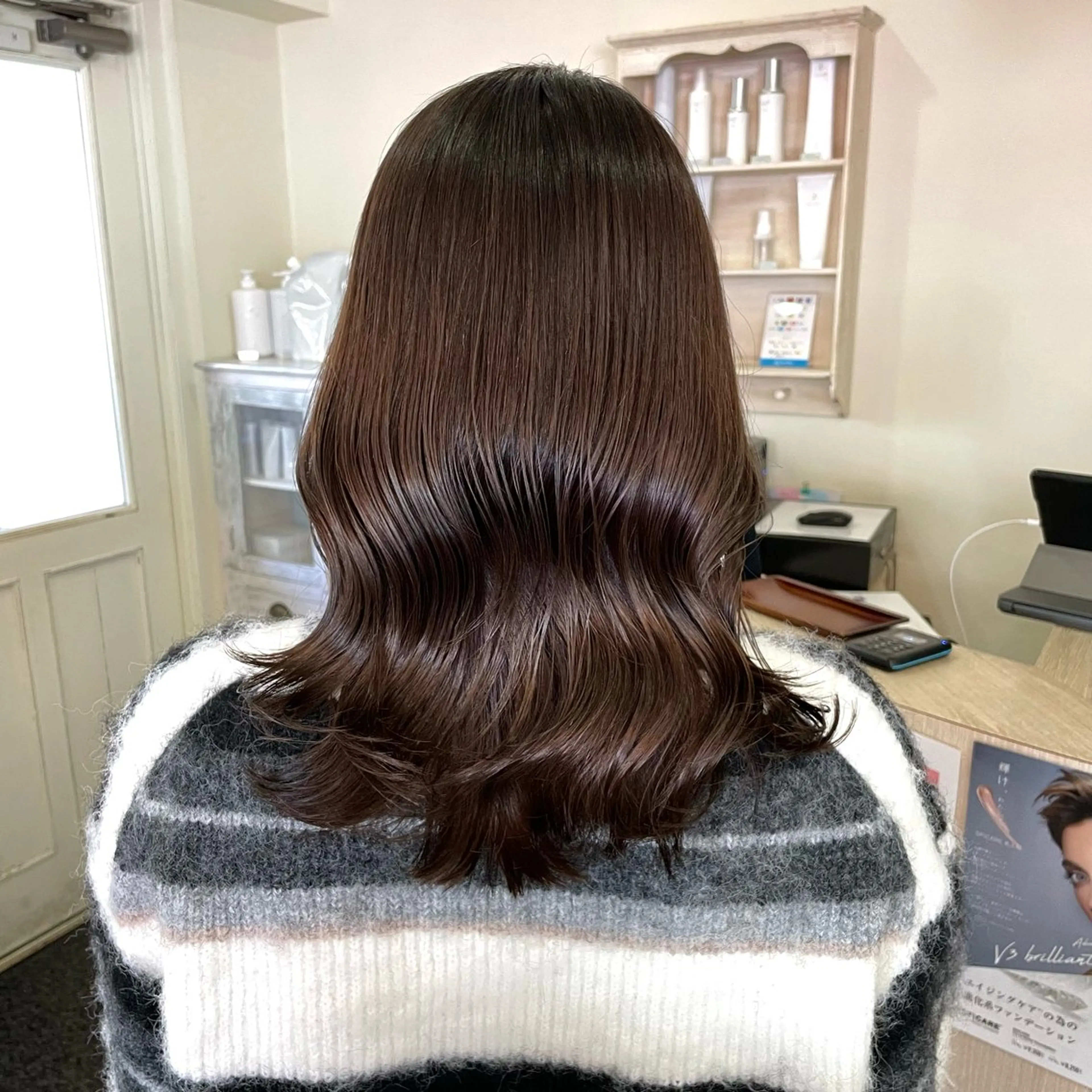 ミディアム カット ヘアカラー トリートメント 【髪質改善】 Wakanaのヘアスタイル