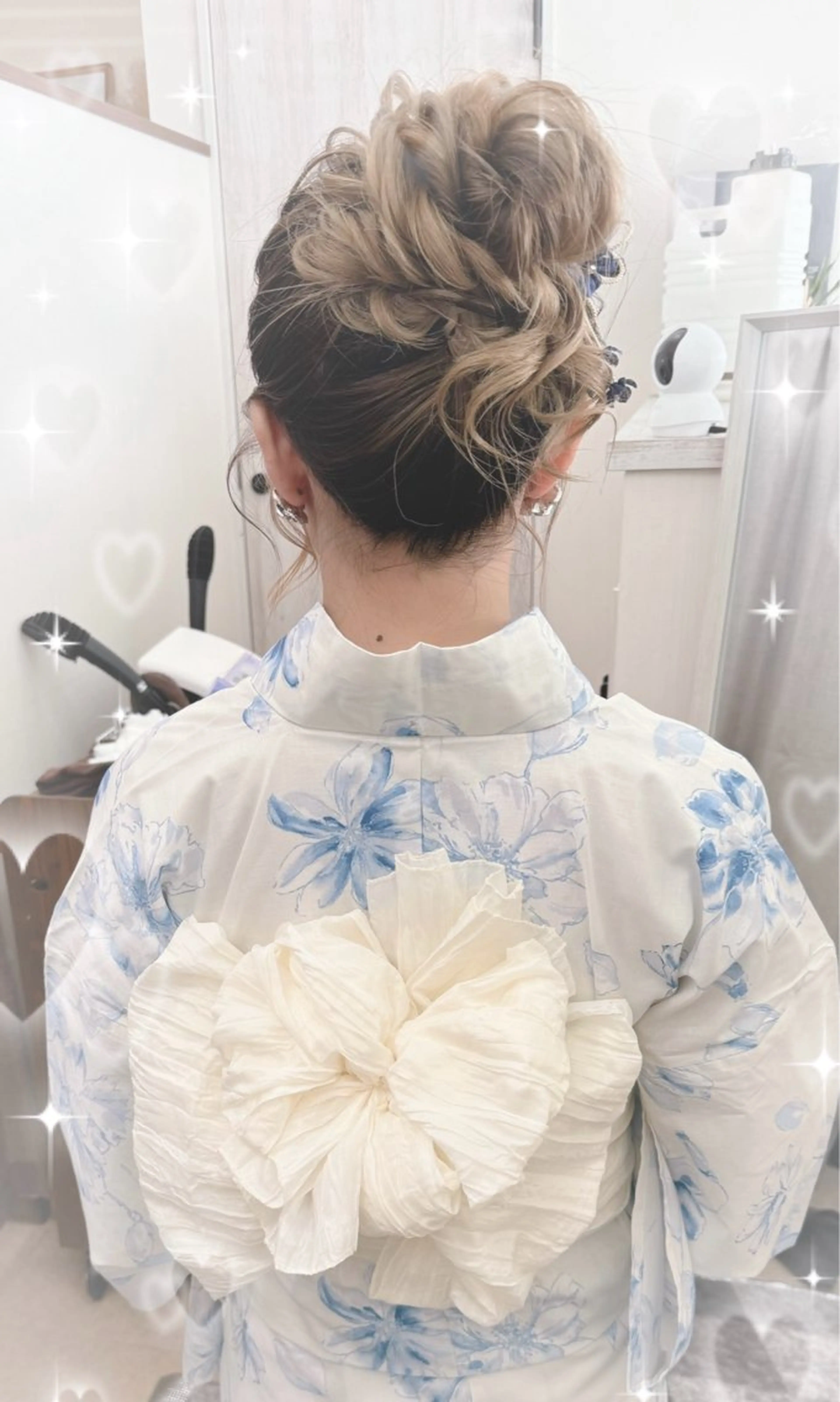 ヘアアレンジ 着付け Lona所属・新保 佳世のヘアスタイル