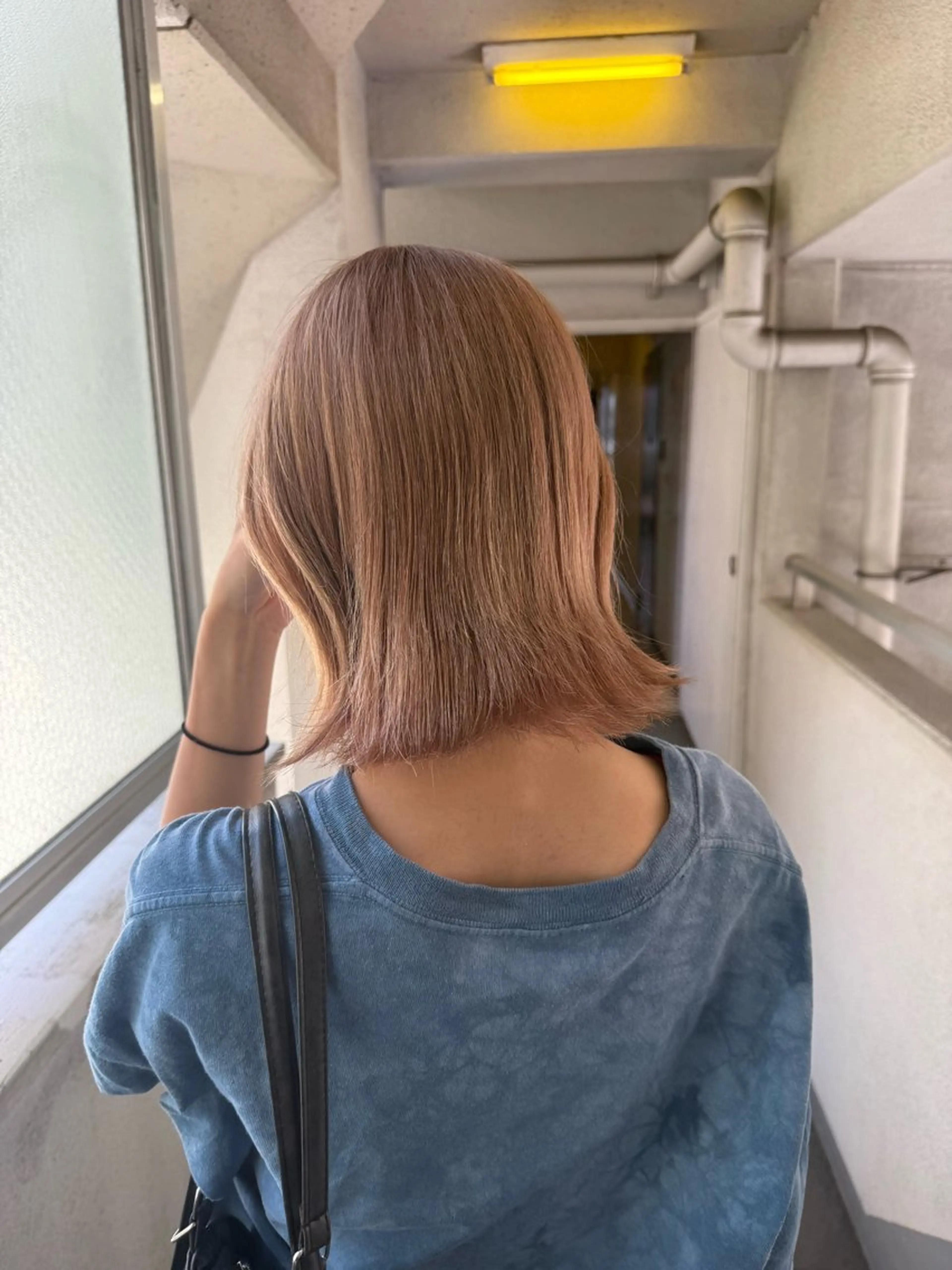 カラー ヘアカラー 升方 楓のヘアスタイル