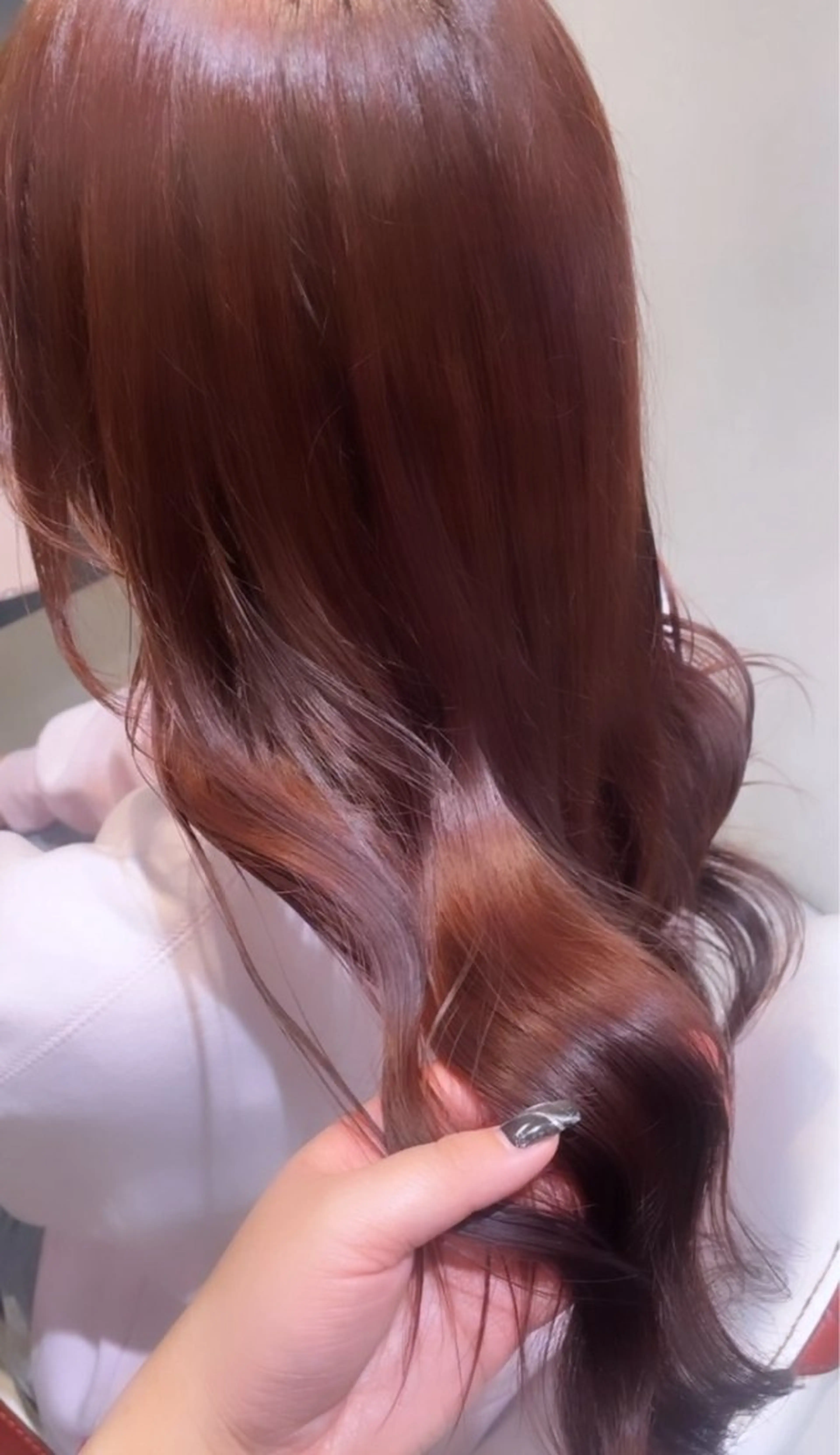 ロング カラー ヘアカラー トリートメント 💞暖色カラー 💞risaのヘアスタイル